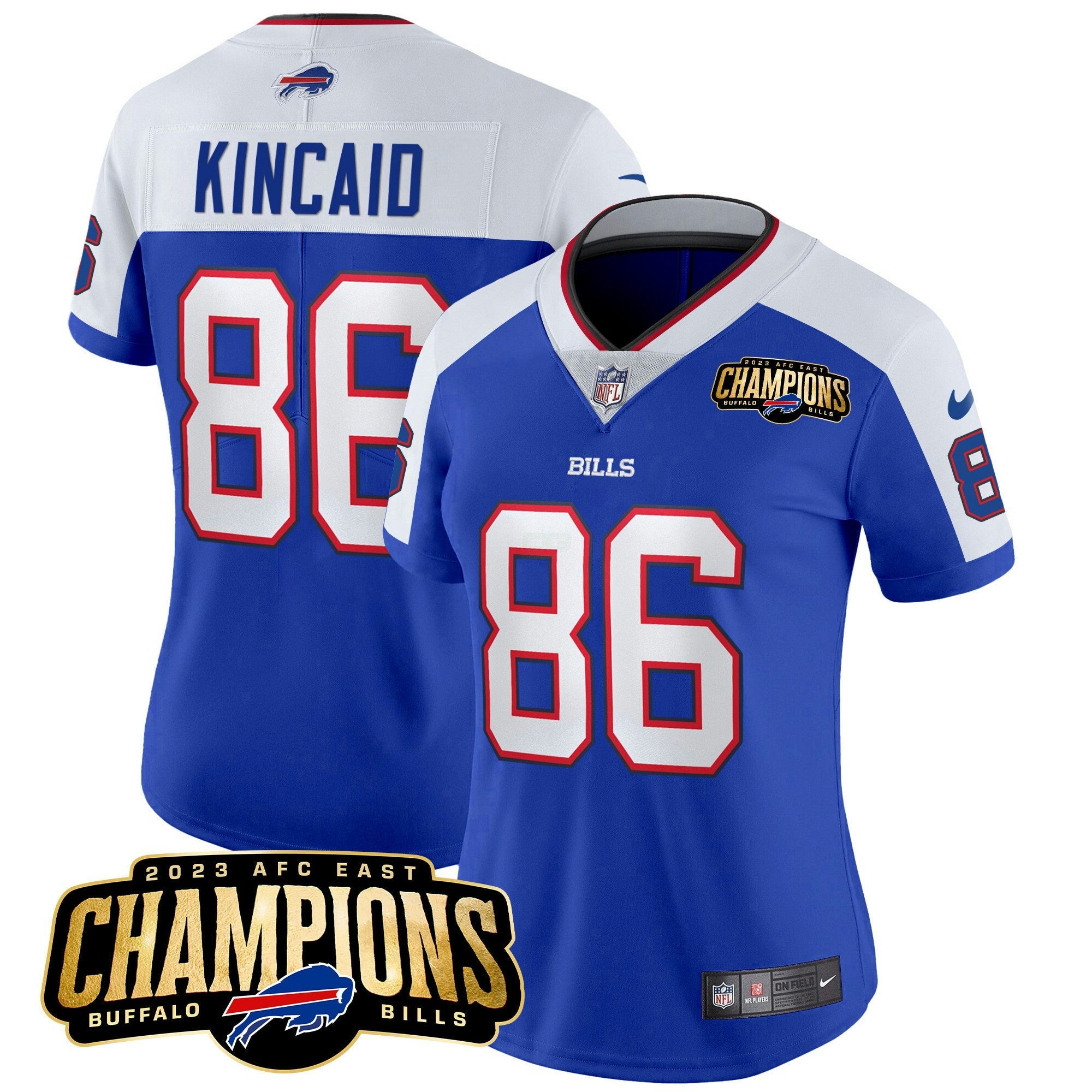 Camisa NFL Women’s 2023 AFC East Champions Patch Vapor Jersey