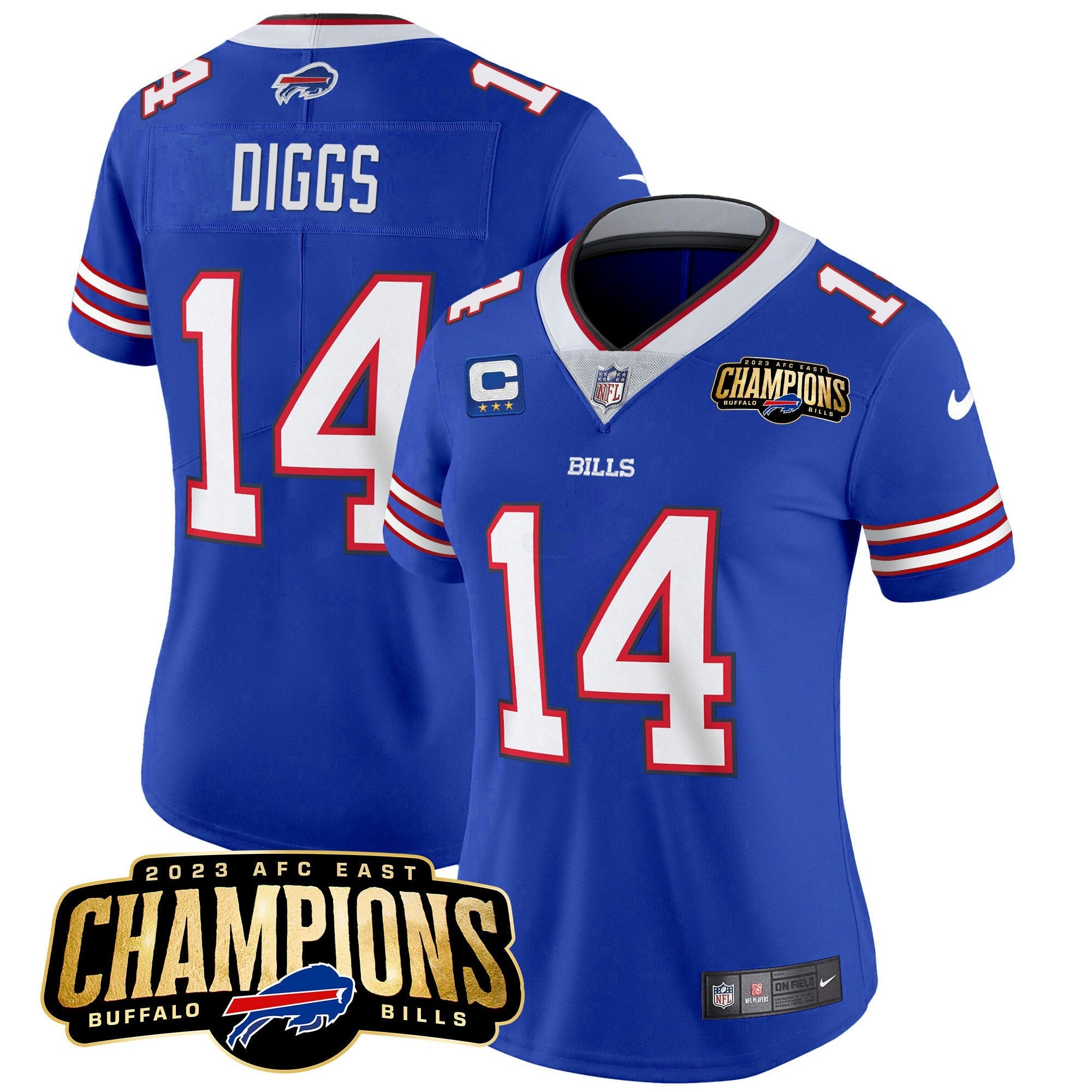 Camisa NFL Women’s 2023 AFC East Champions Patch Vapor Jersey