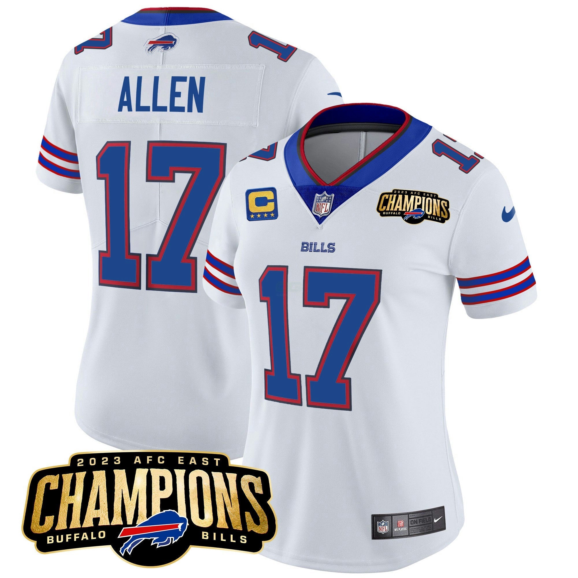 Camisa NFL Women’s 2023 AFC East Champions Patch Vapor Jersey