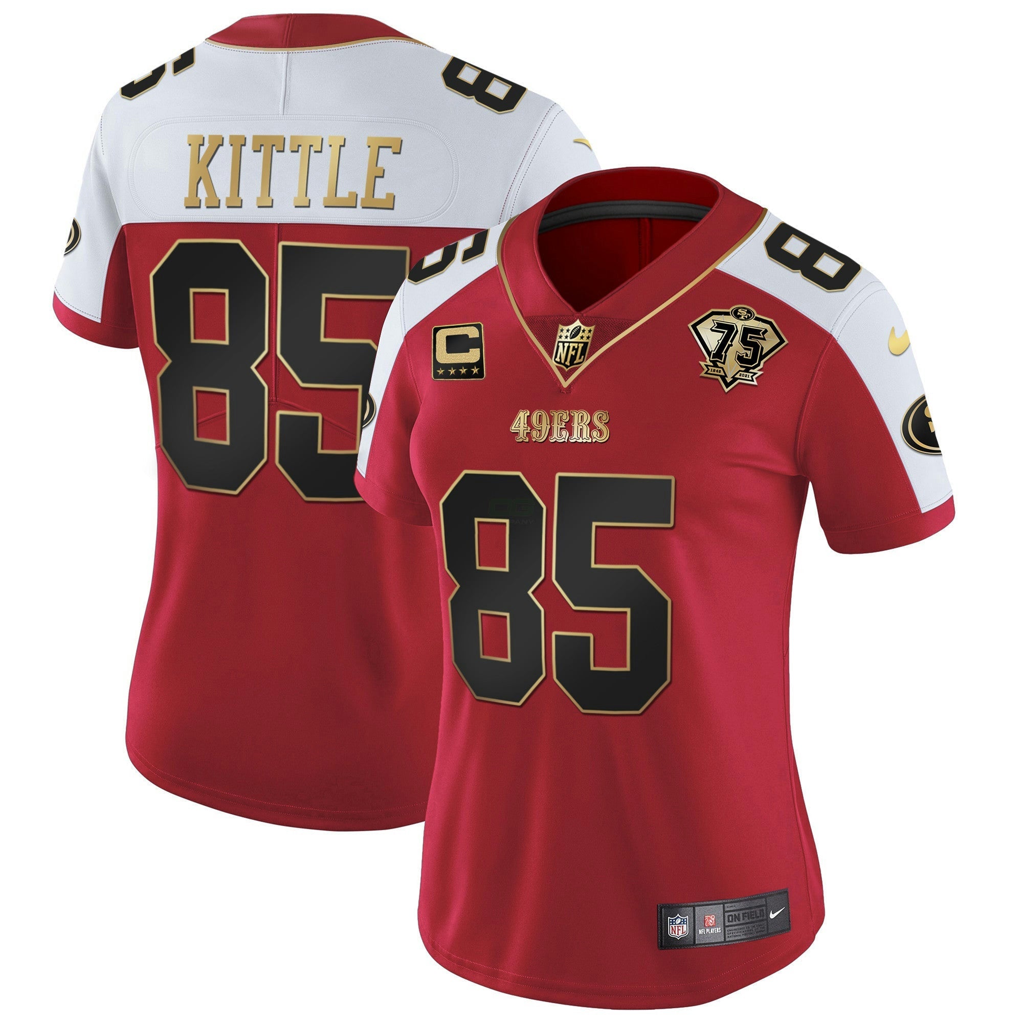 Camisa NFL Women’s 2023 Vapor Dourada Limited Jersey
