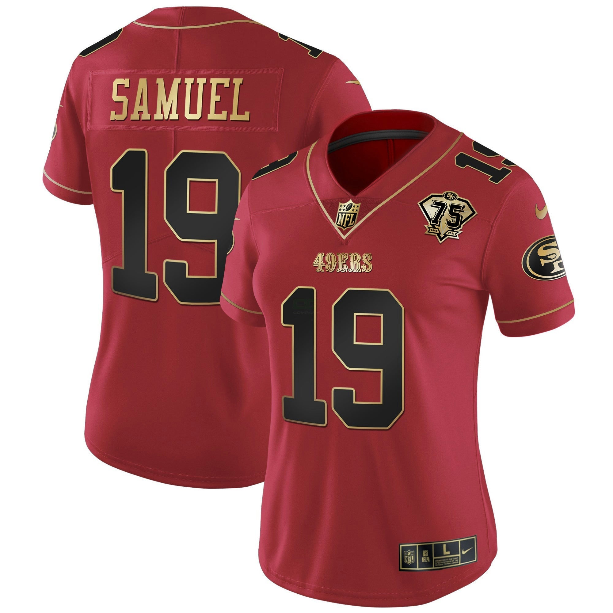 Camisa NFL Women’s 2023 Vapor Dourada Limited Jersey