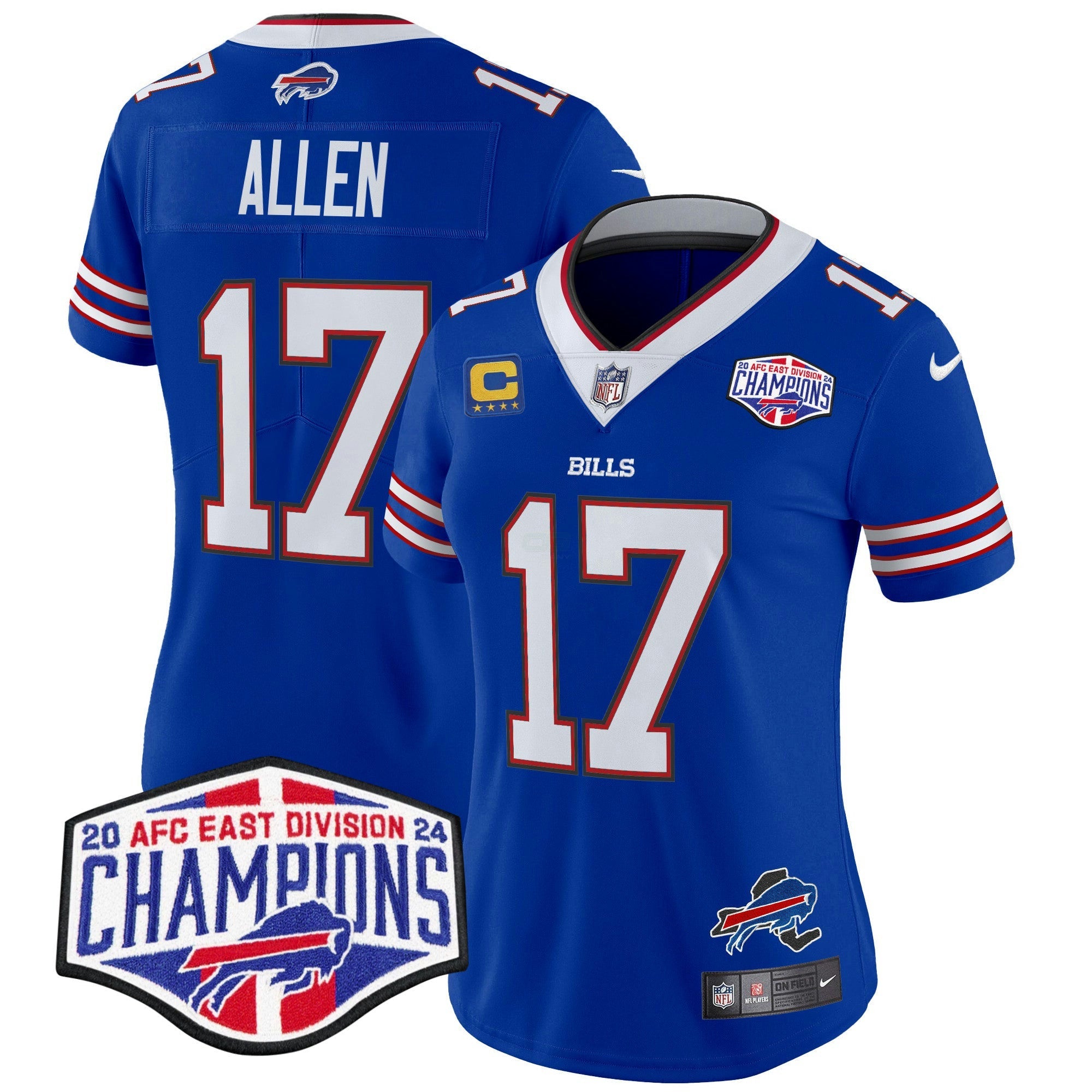 Camisa NFL Women’s 2024 AFC East Division Champions Vapor Limited Jersey