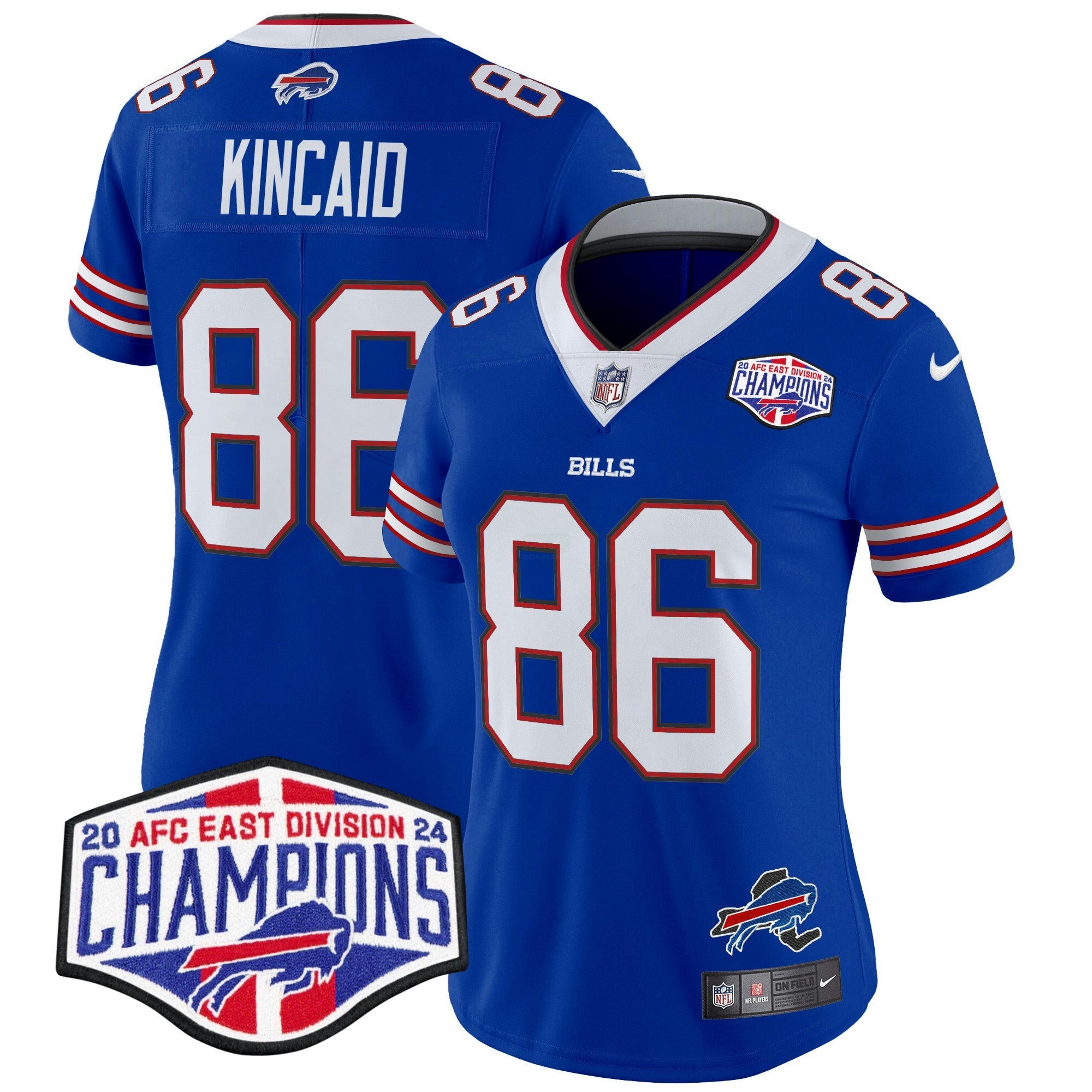 Camisa NFL Women’s 2024 AFC East Division Champions Vapor Limited Jersey