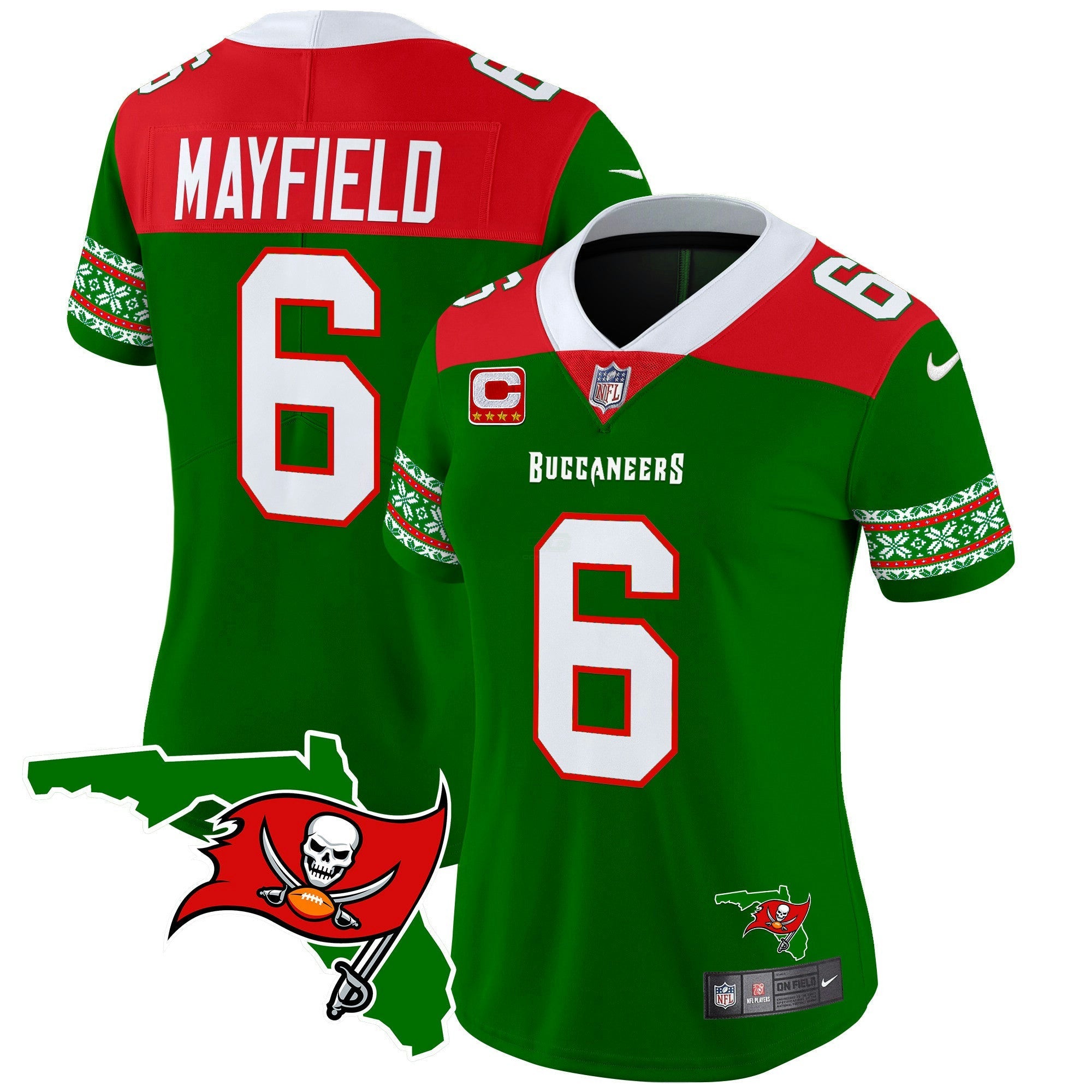 Camisa NFL Women’s 2024 Christmas Vapor Limited Jersey