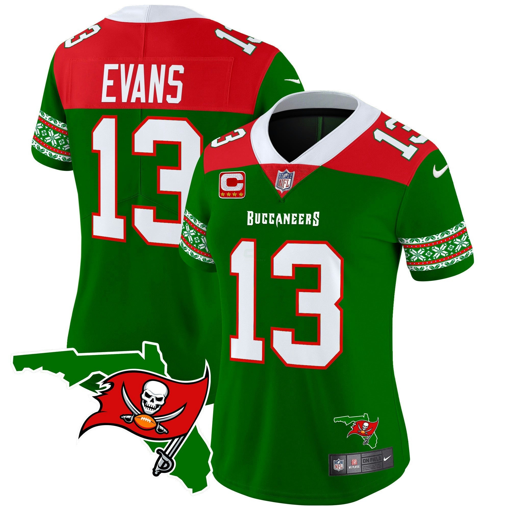 Camisa NFL Women’s 2024 Christmas Vapor Limited Jersey
