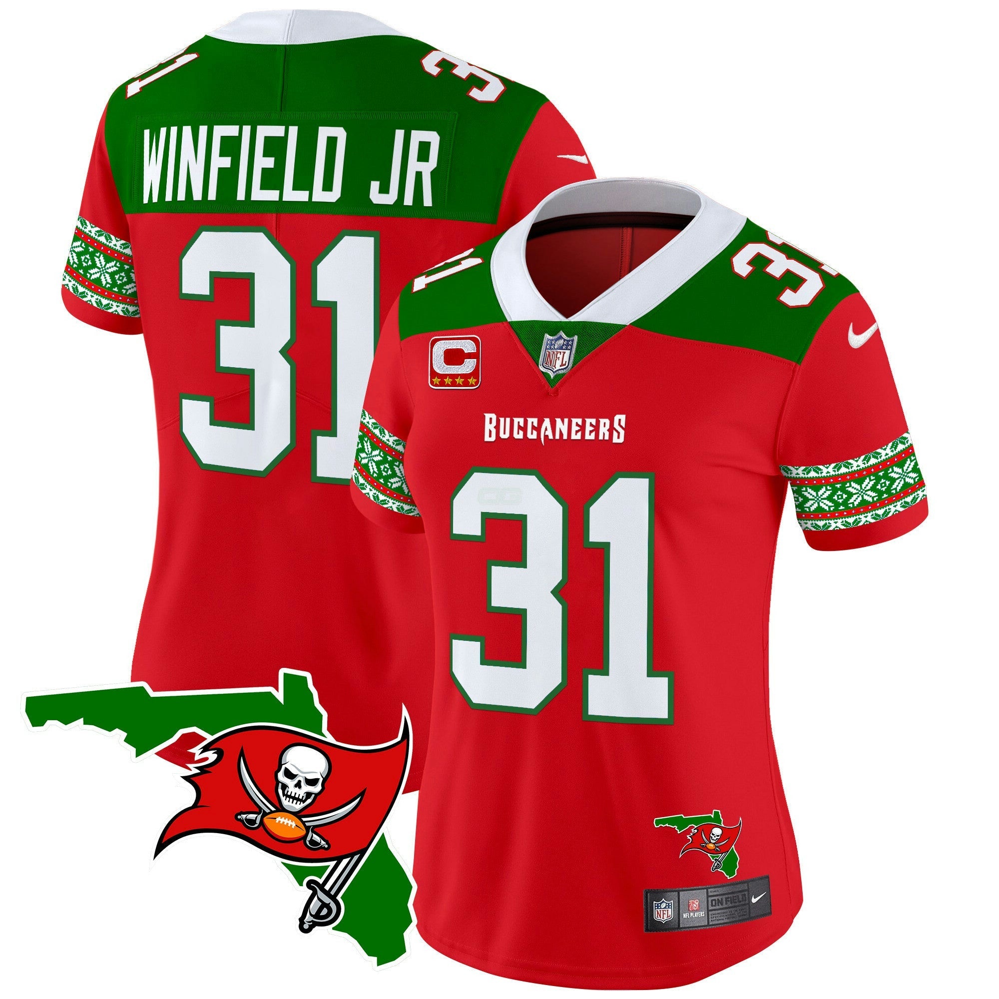 Camisa NFL Women’s 2024 Christmas Vapor Limited Jersey