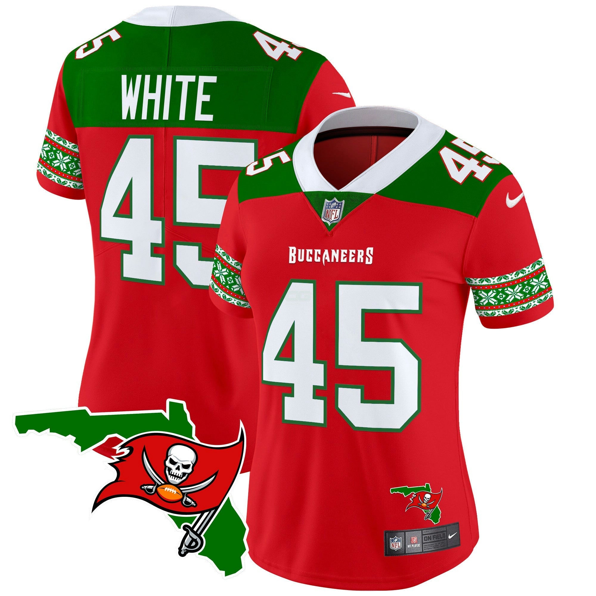 Camisa NFL Women’s 2024 Christmas Vapor Limited Jersey