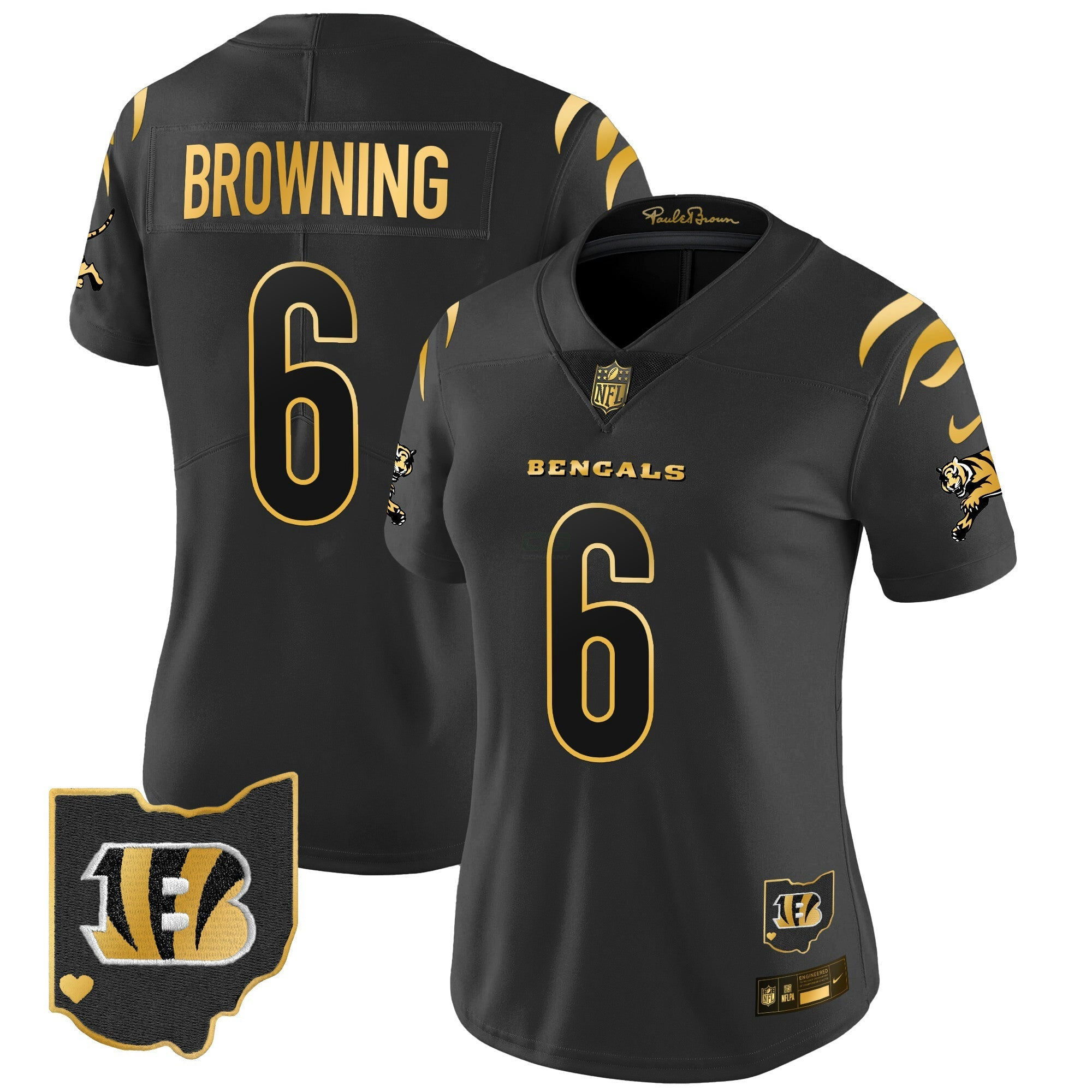 Camisa NFL Women’s 2024 Dourada Vapor Limited Jersey