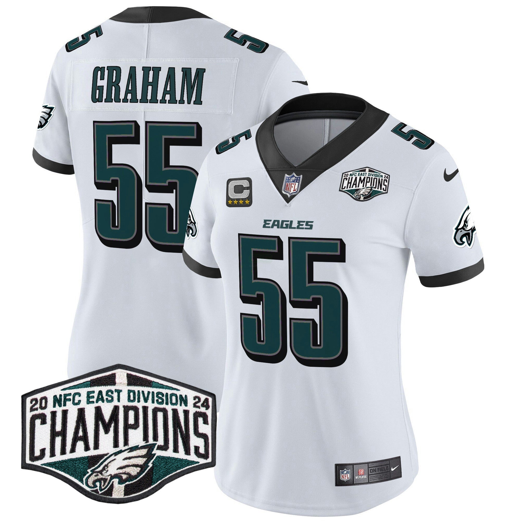 Camisa NFL Women’s 2024 NFC East Division Champions Vapor Limited Jersey