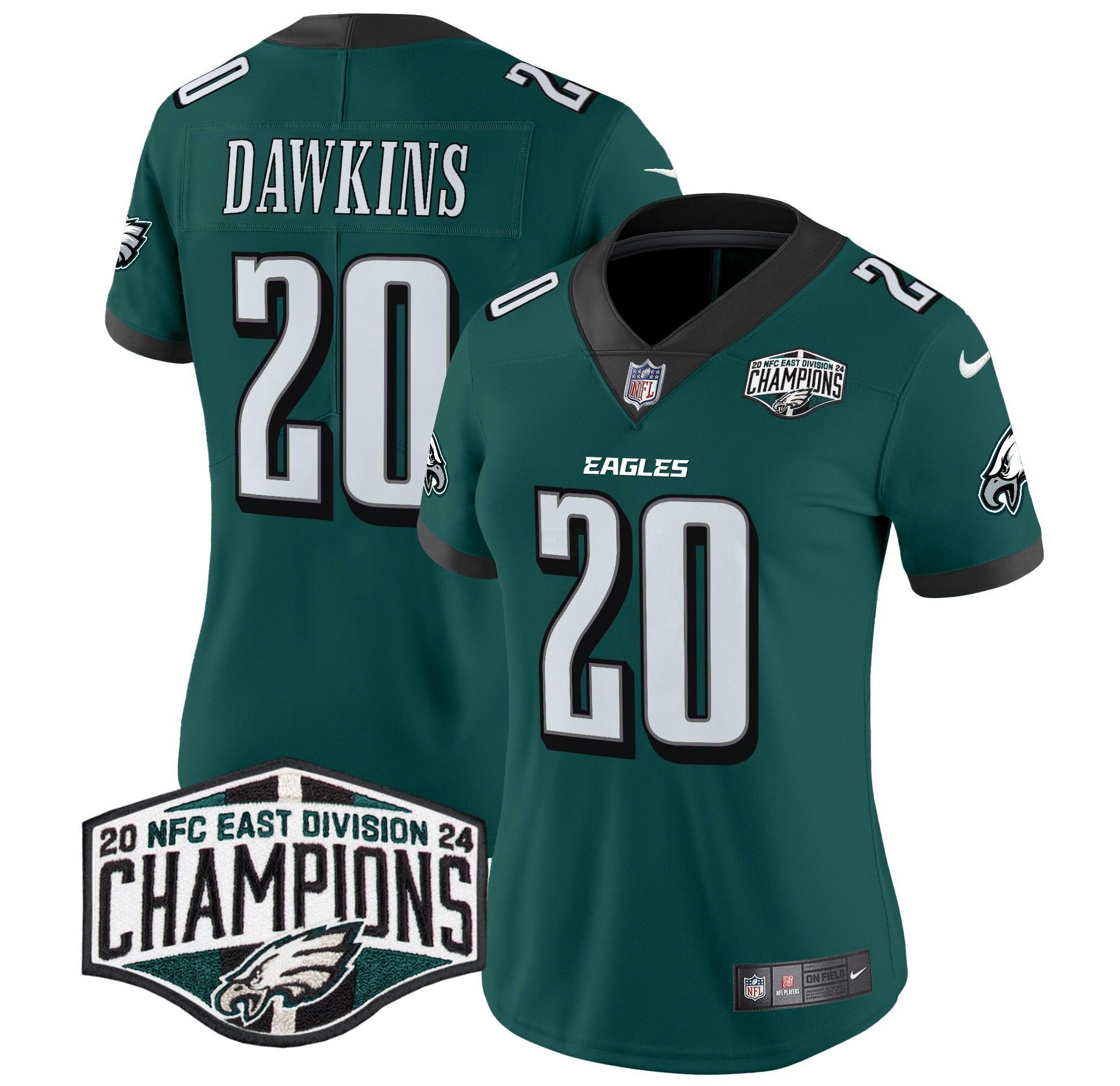 Camisa NFL Women’s 2024 NFC East Division Champions Vapor Limited Jersey