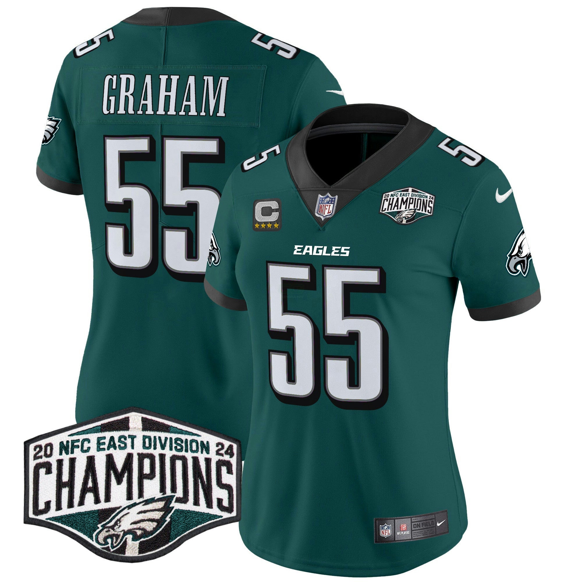 Camisa NFL Women’s 2024 NFC East Division Champions Vapor Limited Jersey