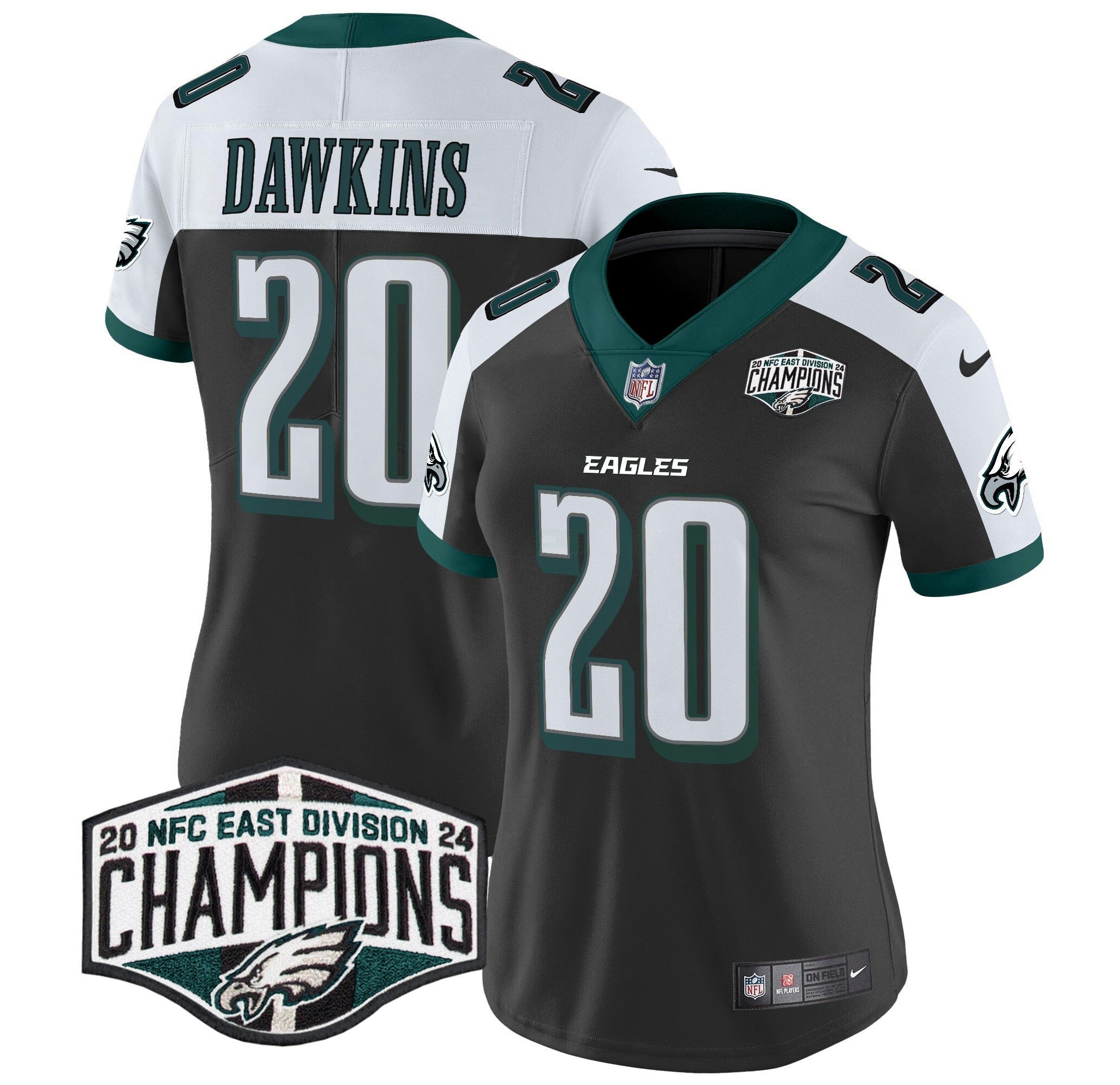 Camisa NFL Women’s 2024 NFC East Division Champions Vapor Limited Jersey