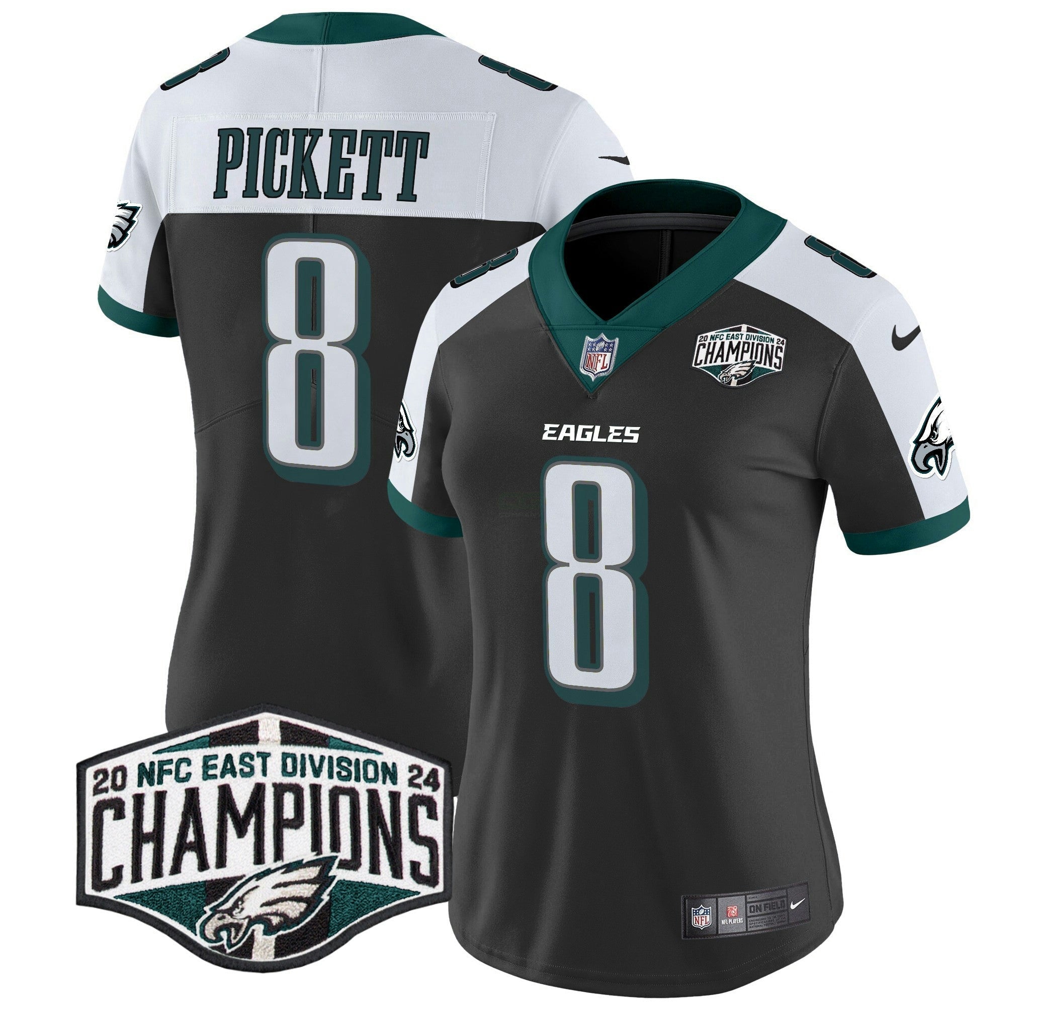 Camisa NFL Women’s 2024 NFC East Division Champions Vapor Limited Jersey