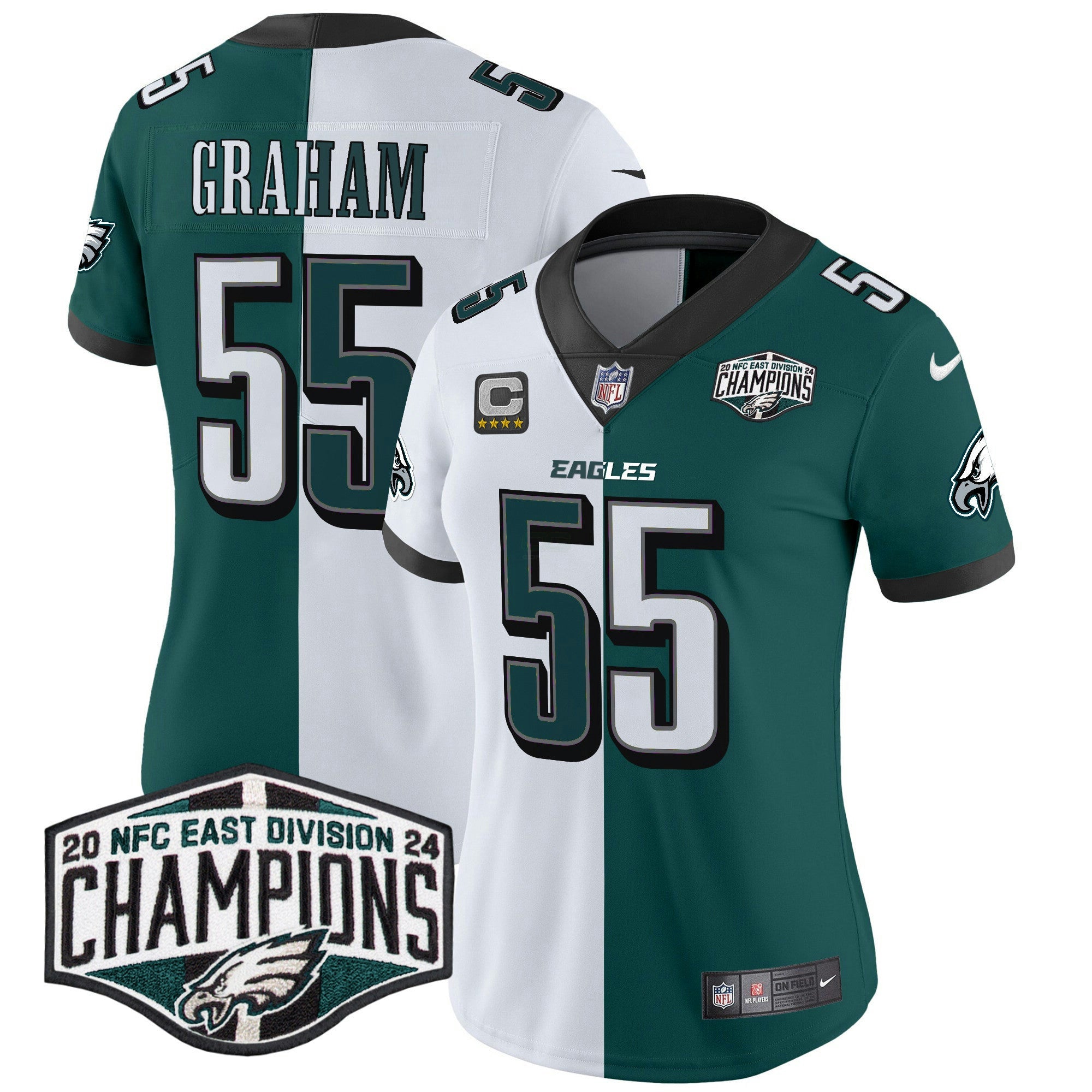 Camisa NFL Women’s 2024 NFC East Division Champions Vapor Limited Jersey