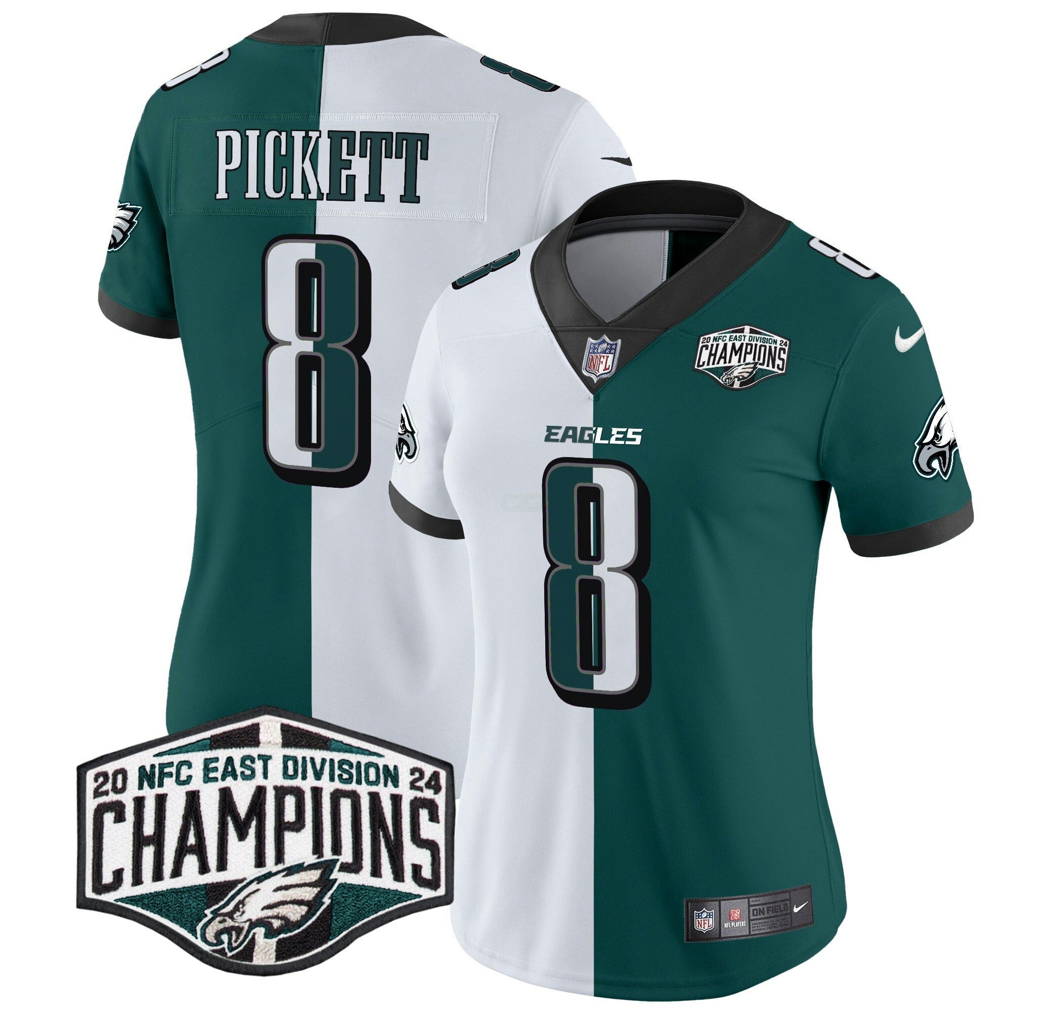 Camisa NFL Women’s 2024 NFC East Division Champions Vapor Limited Jersey