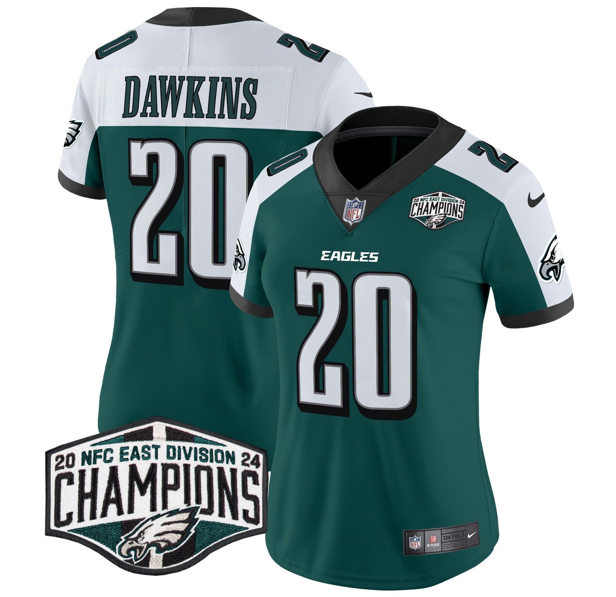 Camisa NFL Women’s 2024 NFC East Division Champions Vapor Limited Jersey