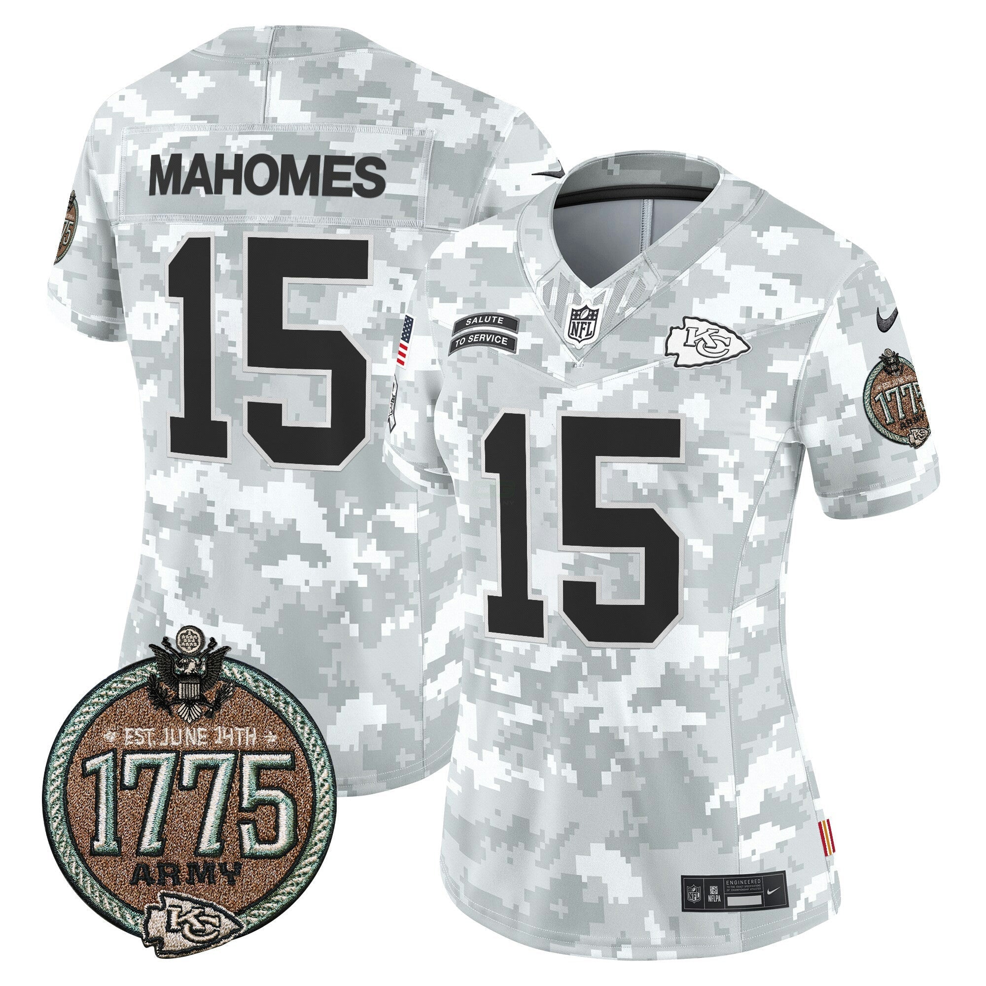 Camisa NFL Women’s 2024 Salute to Service Establishment Year Patch Vapor Limited Jersey