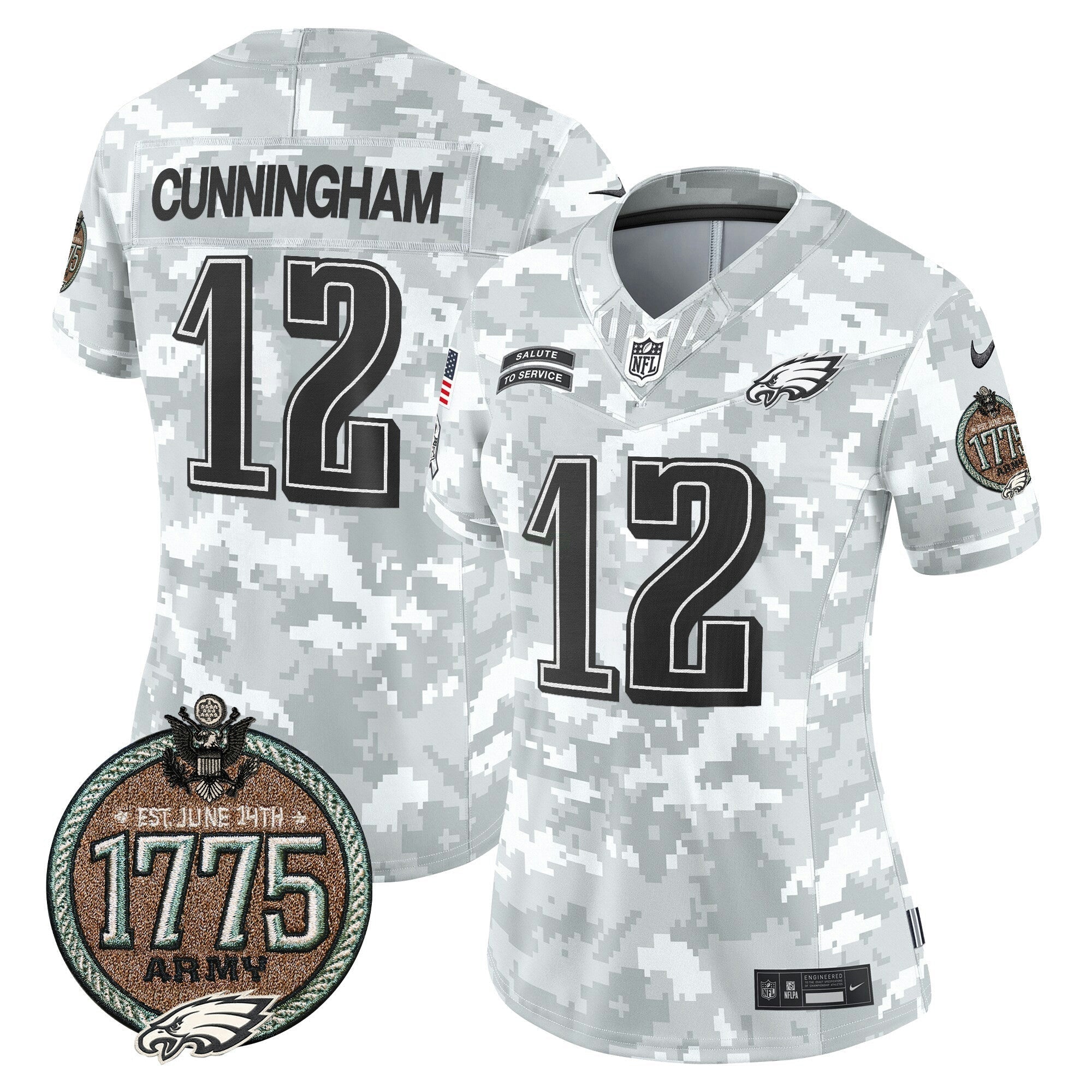 Camisa NFL Women’s 2024 Salute to Service Establishment Year Patch Vapor Limited Jersey