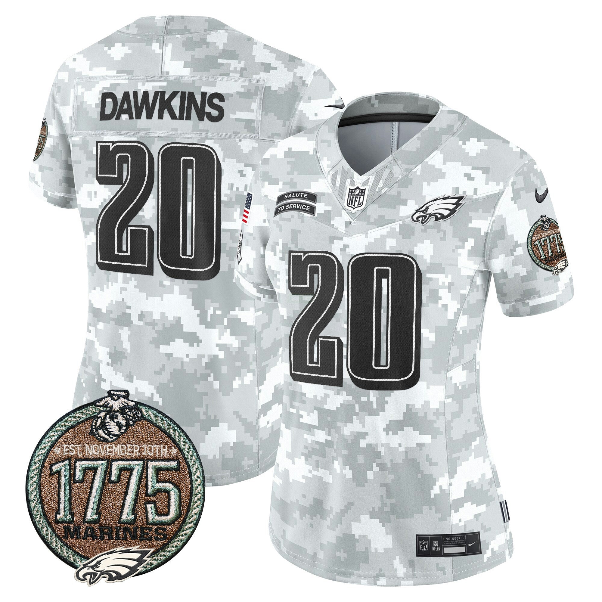 Camisa NFL Women’s 2024 Salute to Service Establishment Year Patch Vapor Limited Jersey
