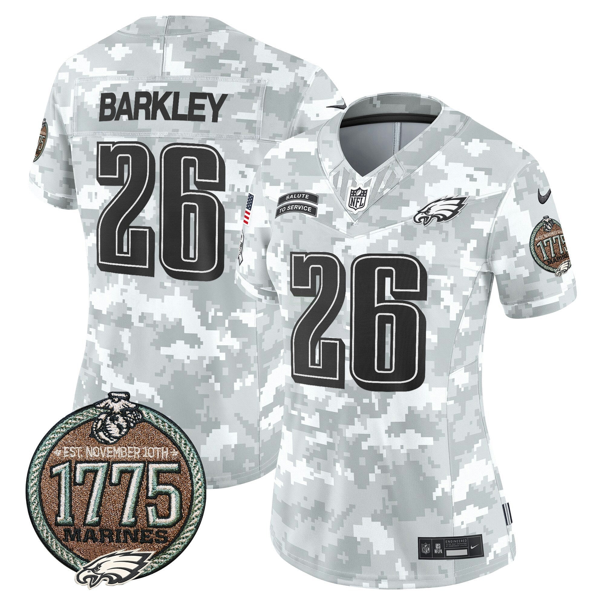 Camisa NFL Women’s 2024 Salute to Service Establishment Year Patch Vapor Limited Jersey