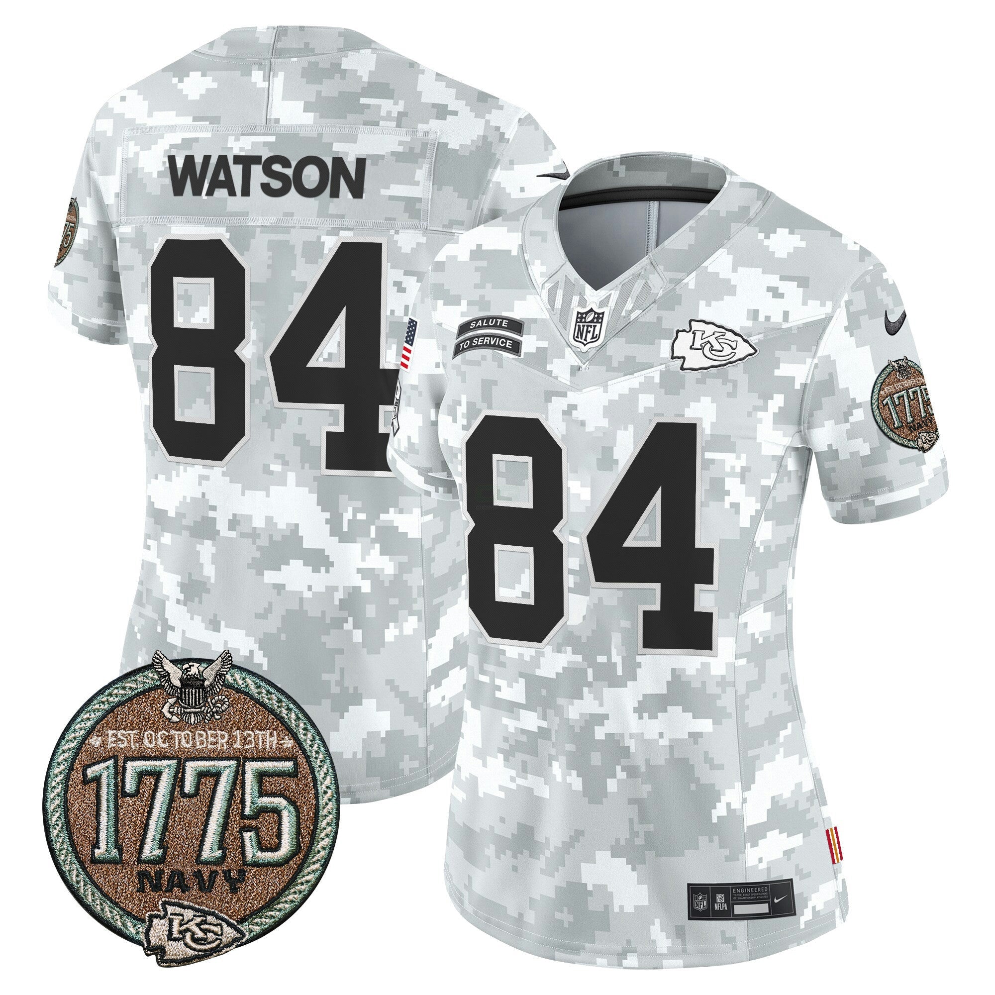 Camisa NFL Women’s 2024 Salute to Service Establishment Year Patch Vapor Limited Jersey