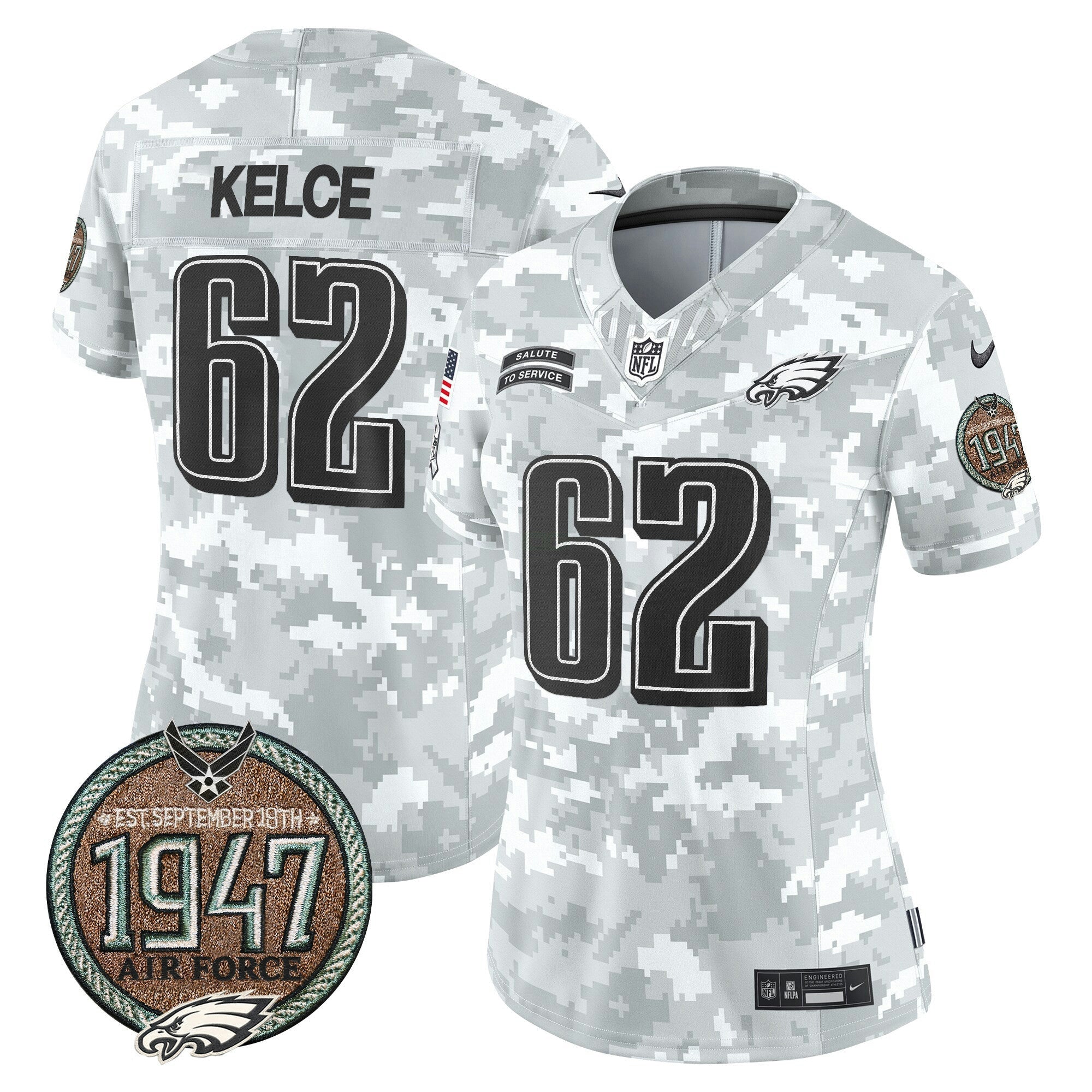 Camisa NFL Women’s 2024 Salute to Service Establishment Year Patch Vapor Limited Jersey