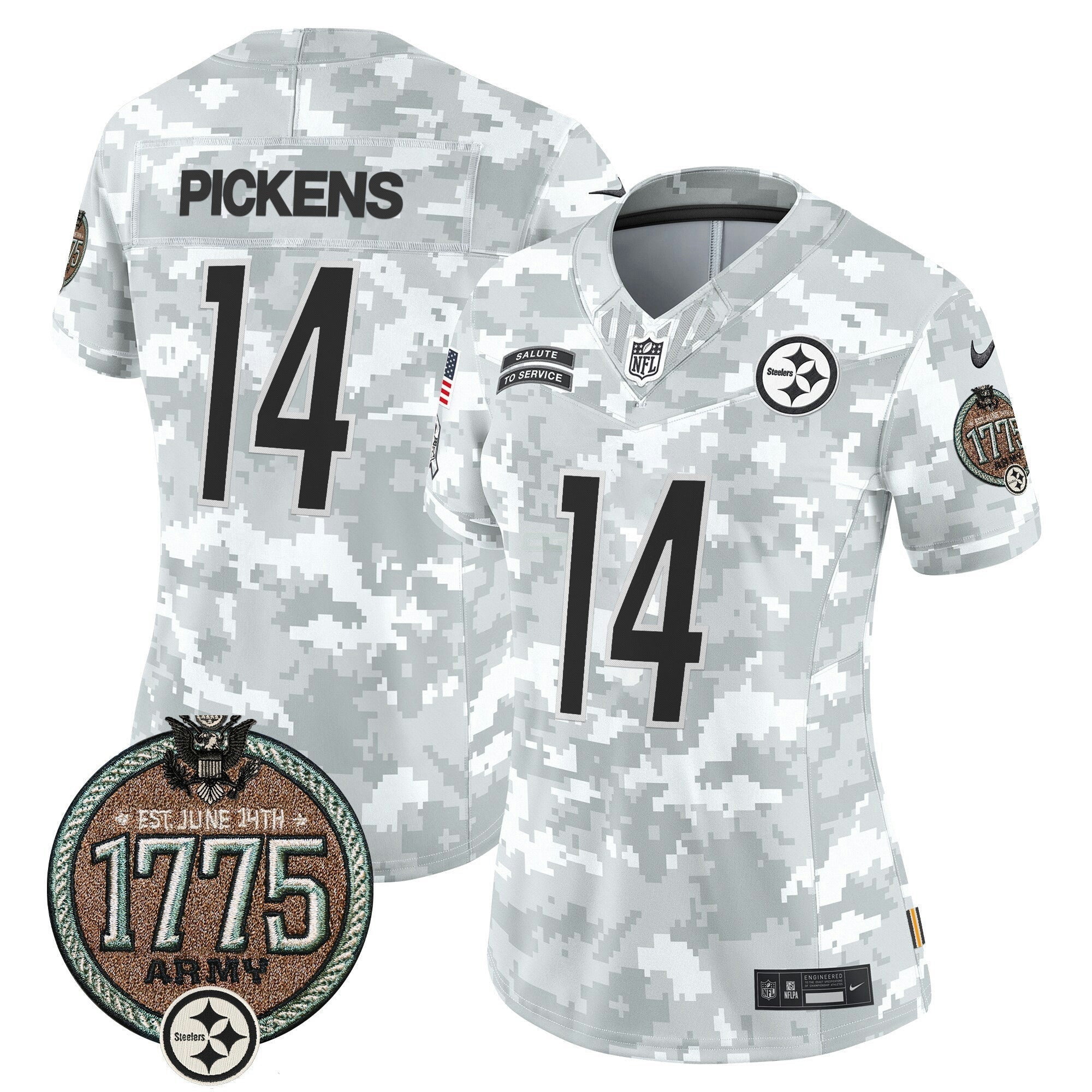 Camisa NFL Women’s 2024 Salute to Service Establishment Year Patch Vapor Limited Jersey