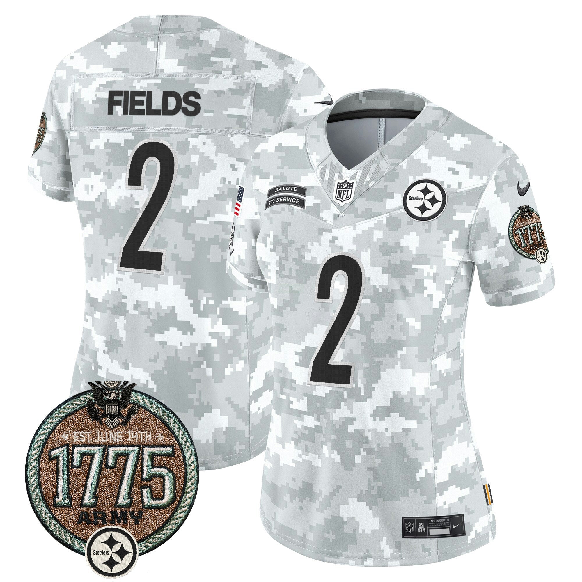 Camisa NFL Women’s 2024 Salute to Service Establishment Year Patch Vapor Limited Jersey