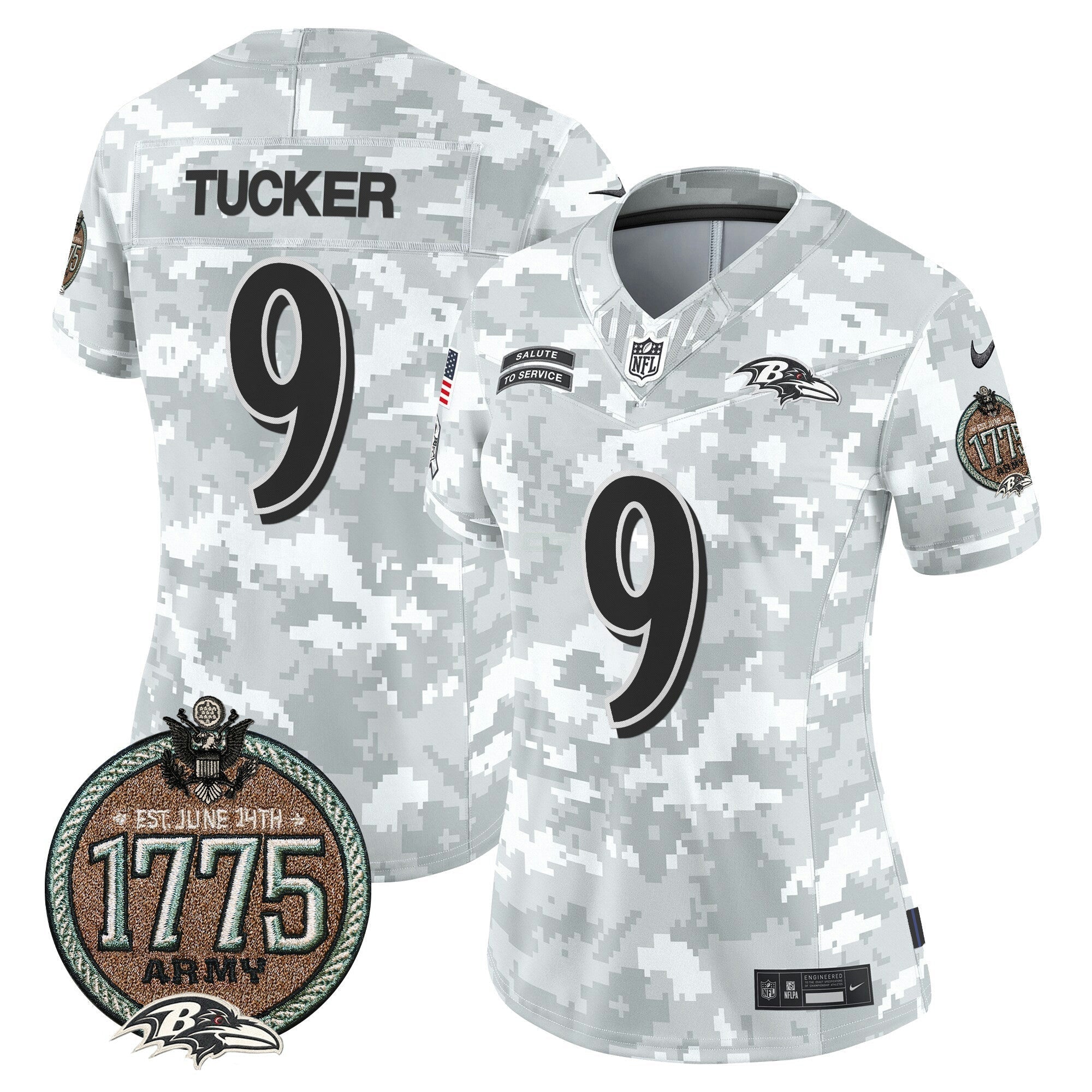 Camisa NFL Women’s 2024 Salute to Service Establishment Year Patch Vapor Limited Jersey