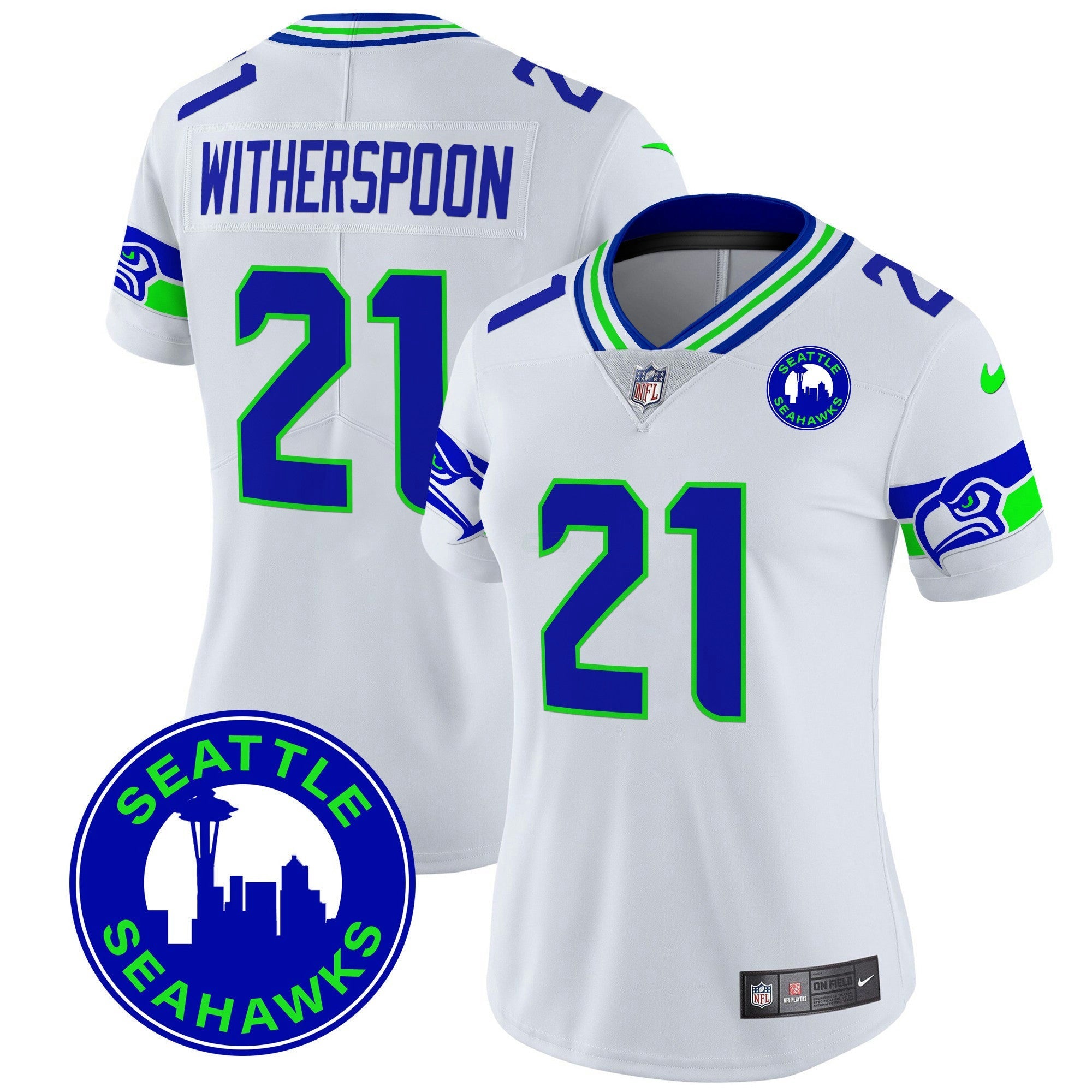 Camisa NFL Women’s 2024 Seattle City Patch Vapor Limited Jersey