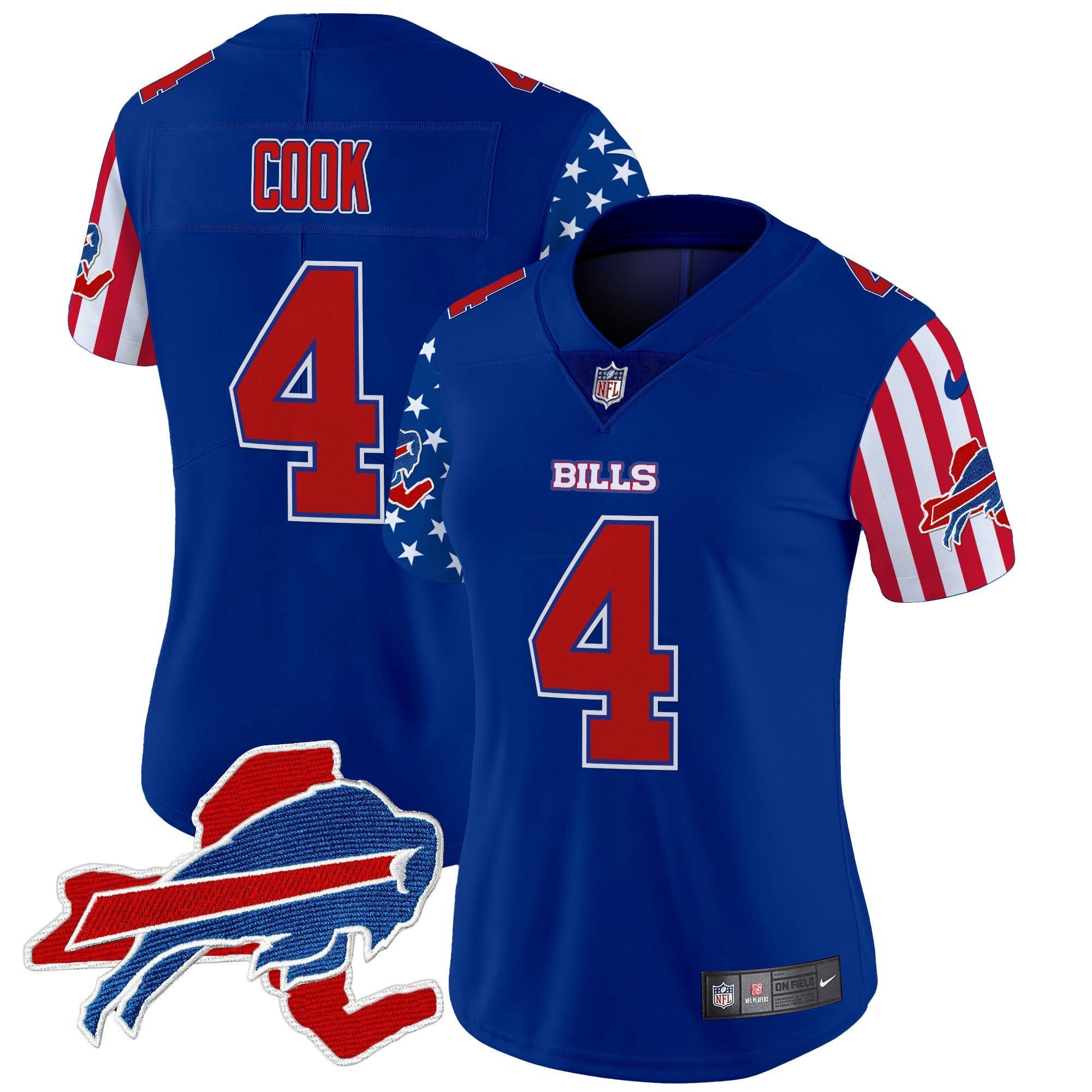 Camisa NFL Women’s 2025 Independence Day Vapor Premier Limited Jersey