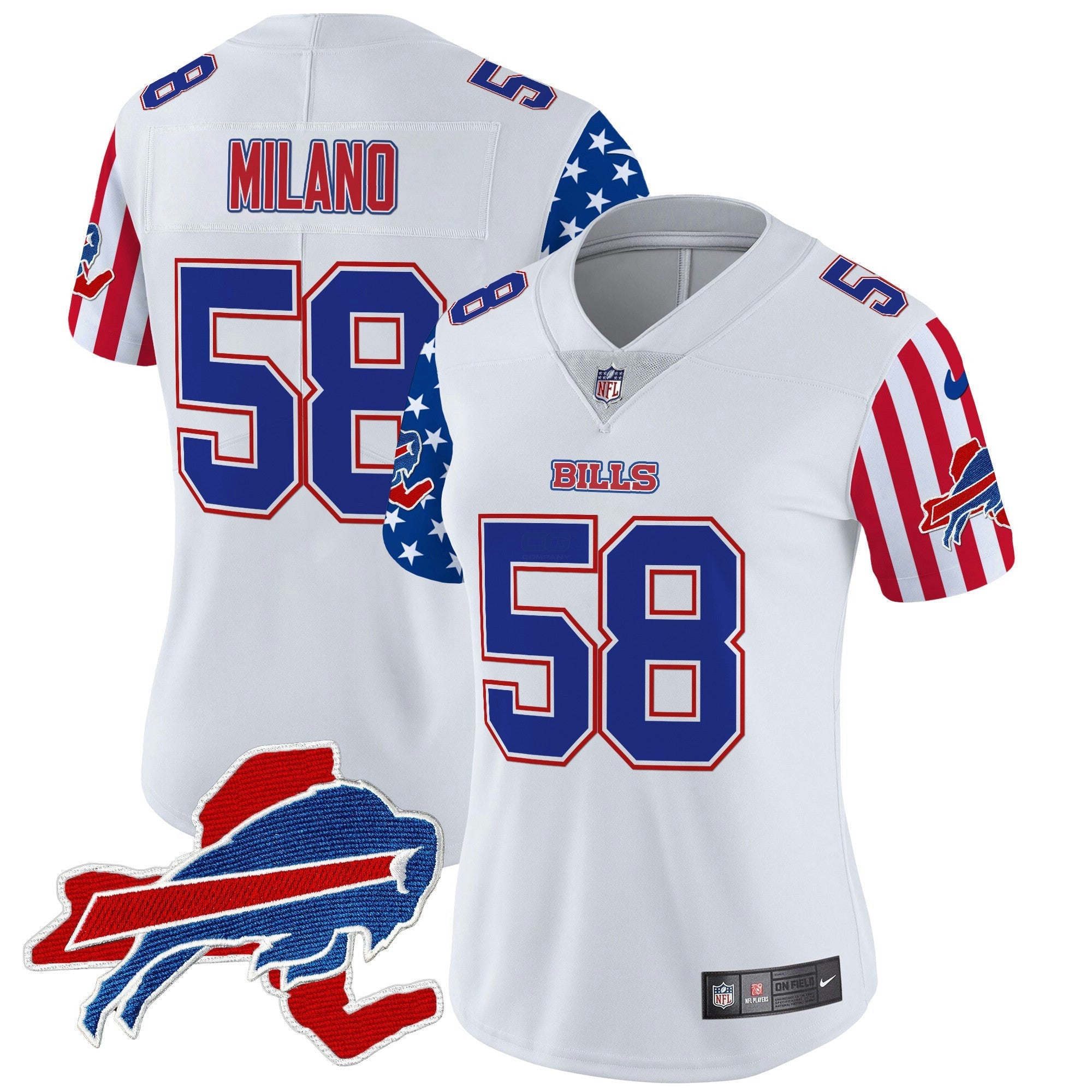 Camisa NFL Women’s 2025 Independence Day Vapor Premier Limited Jersey