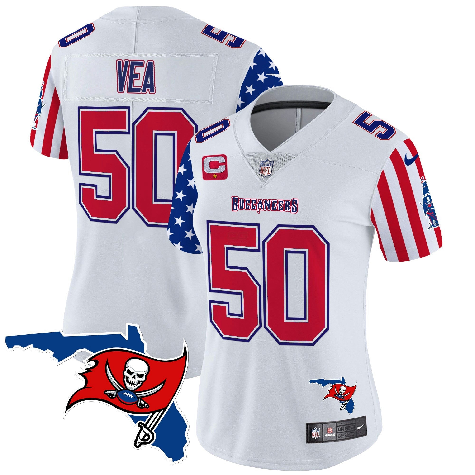 Camisa NFL Women’s 2025 Independence Day Vapor Premier Limited Jersey