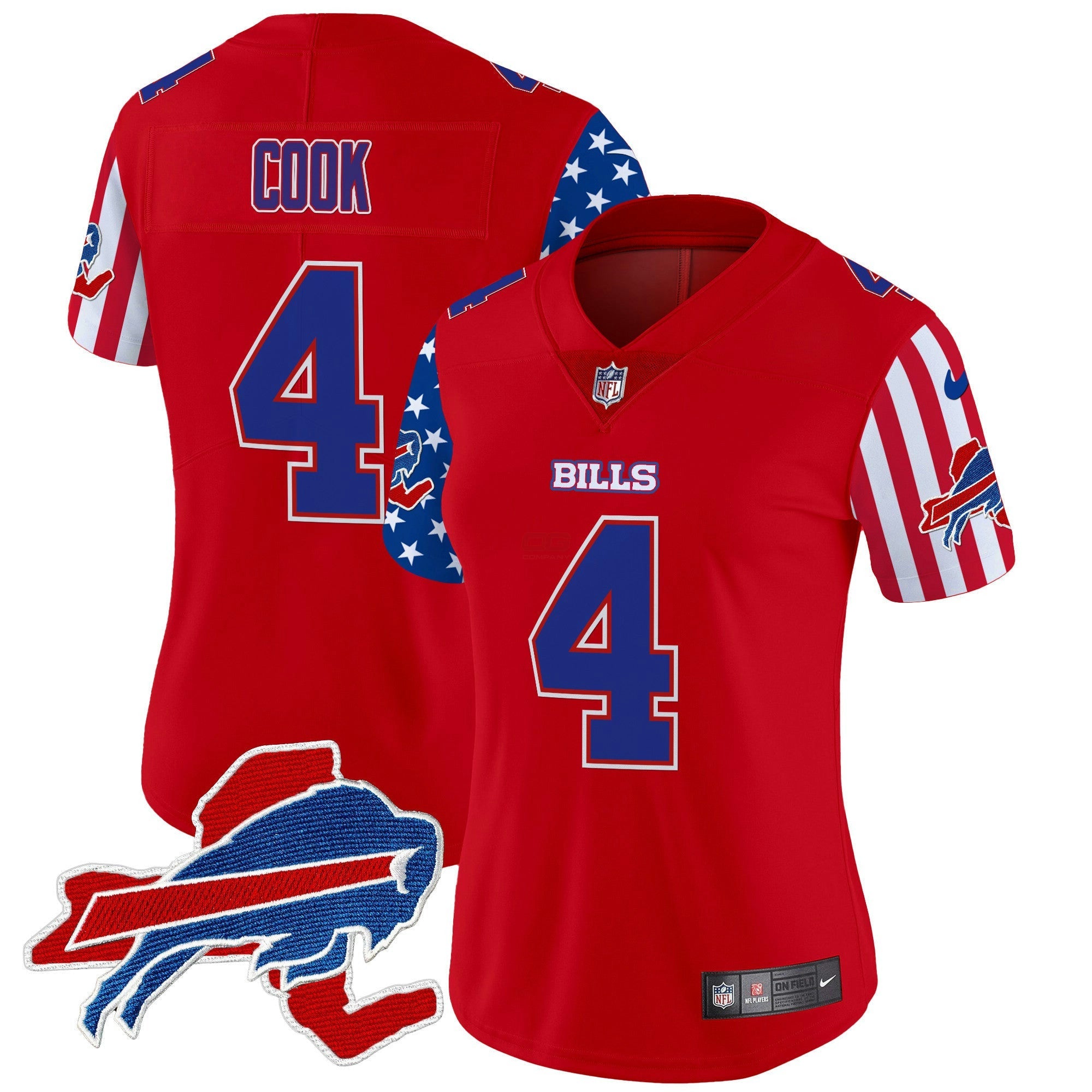 Camisa NFL Women’s 2025 Independence Day Vapor Premier Limited Jersey