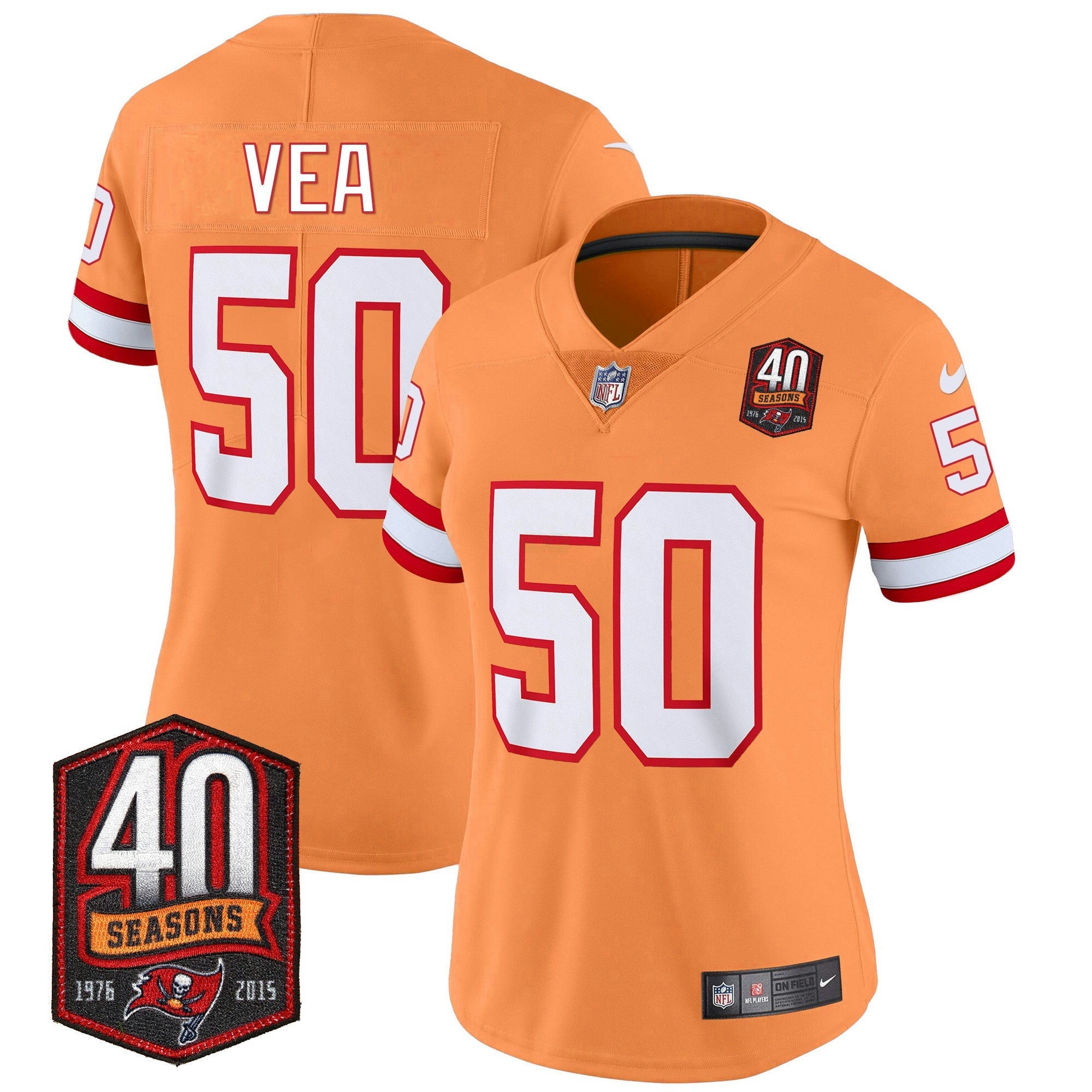 Camisa NFL Women’s 40th Season Patch Vapor Limited Jersey