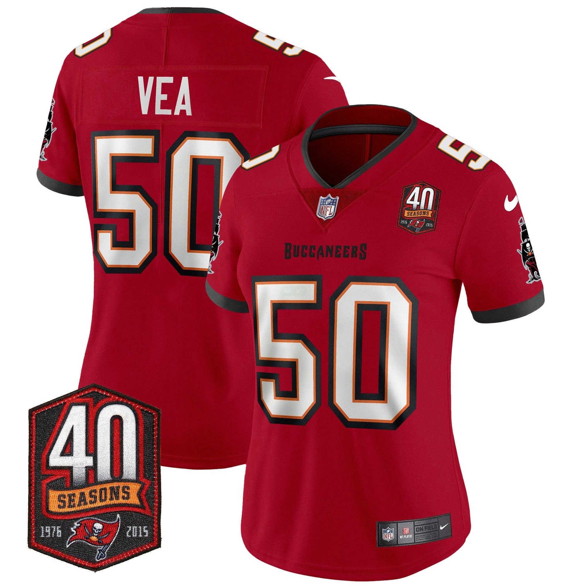 Camisa NFL Women’s 40th Season Patch Vapor Limited Jersey