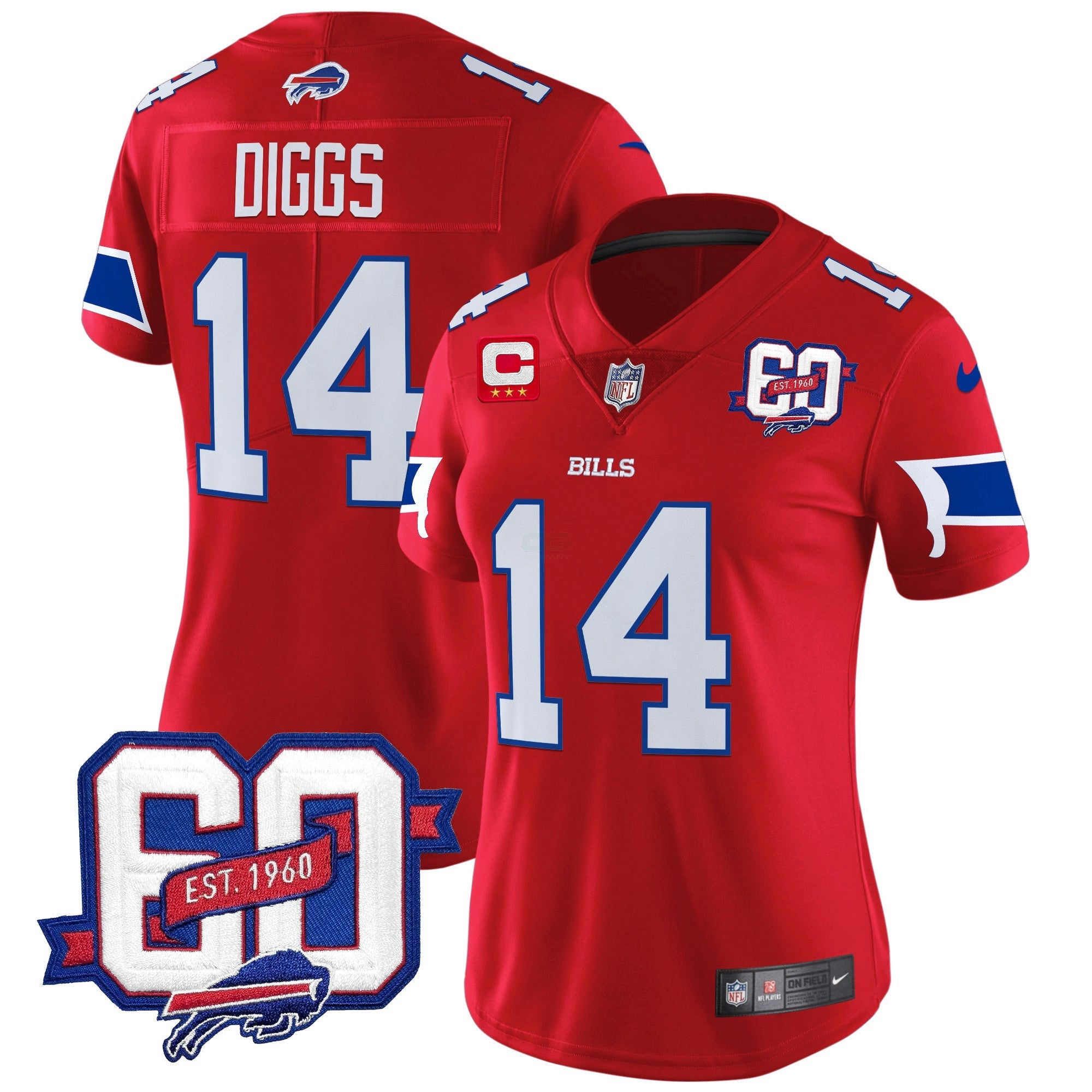 Camisa NFL Women’s 60th Anniversary Patch Vapor Limited Jersey