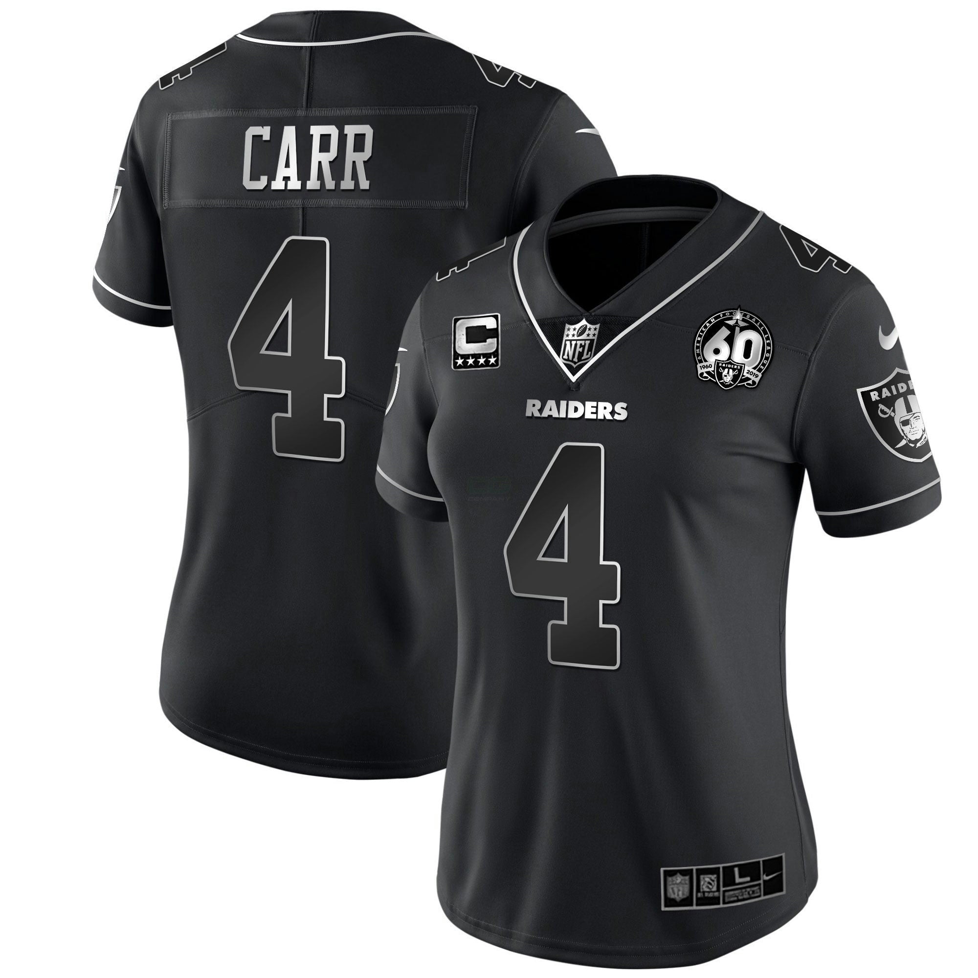 Camisa NFL Women’s 60th Season Patch Dourada & Split