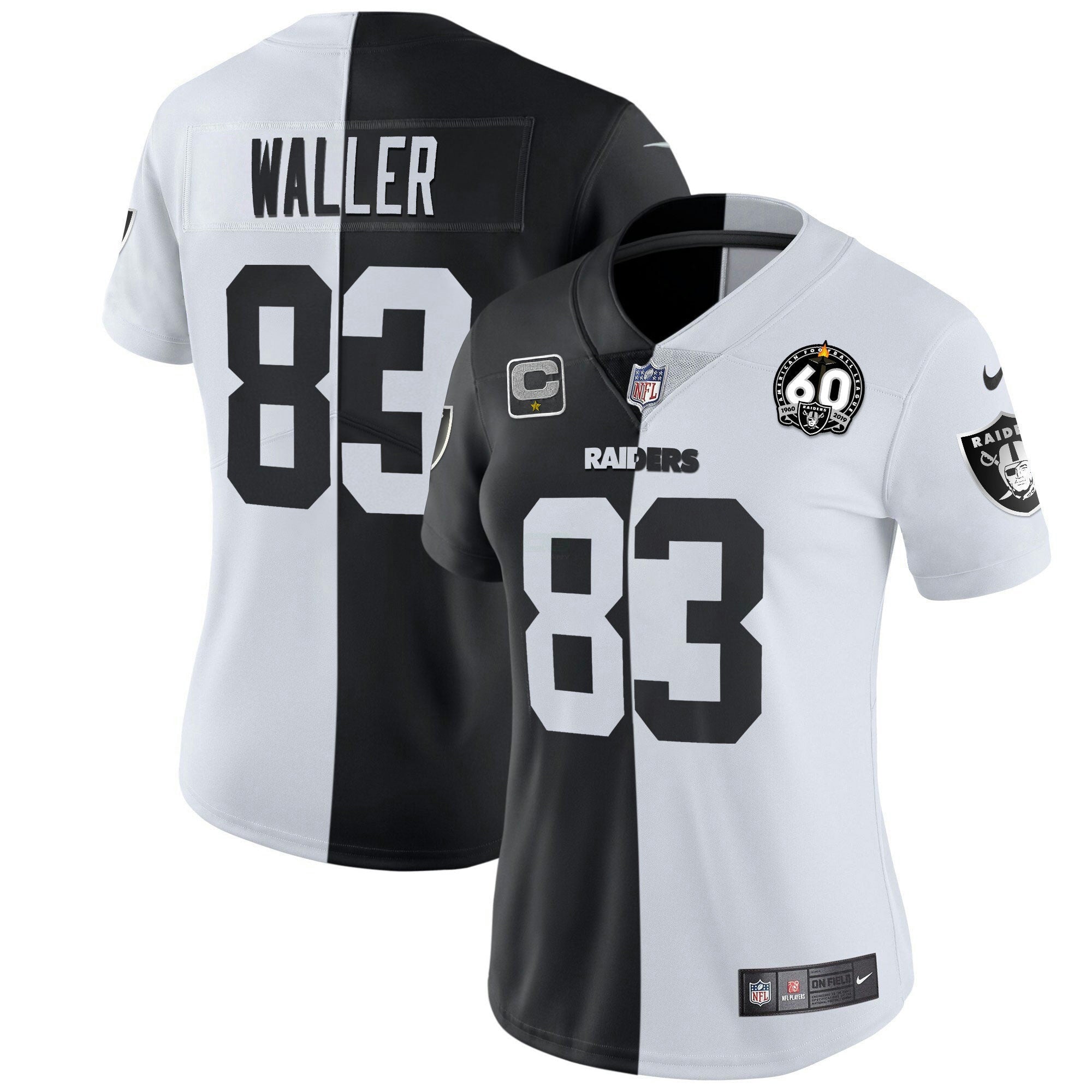 Camisa NFL Women’s 60th Season Patch Dourada & Split