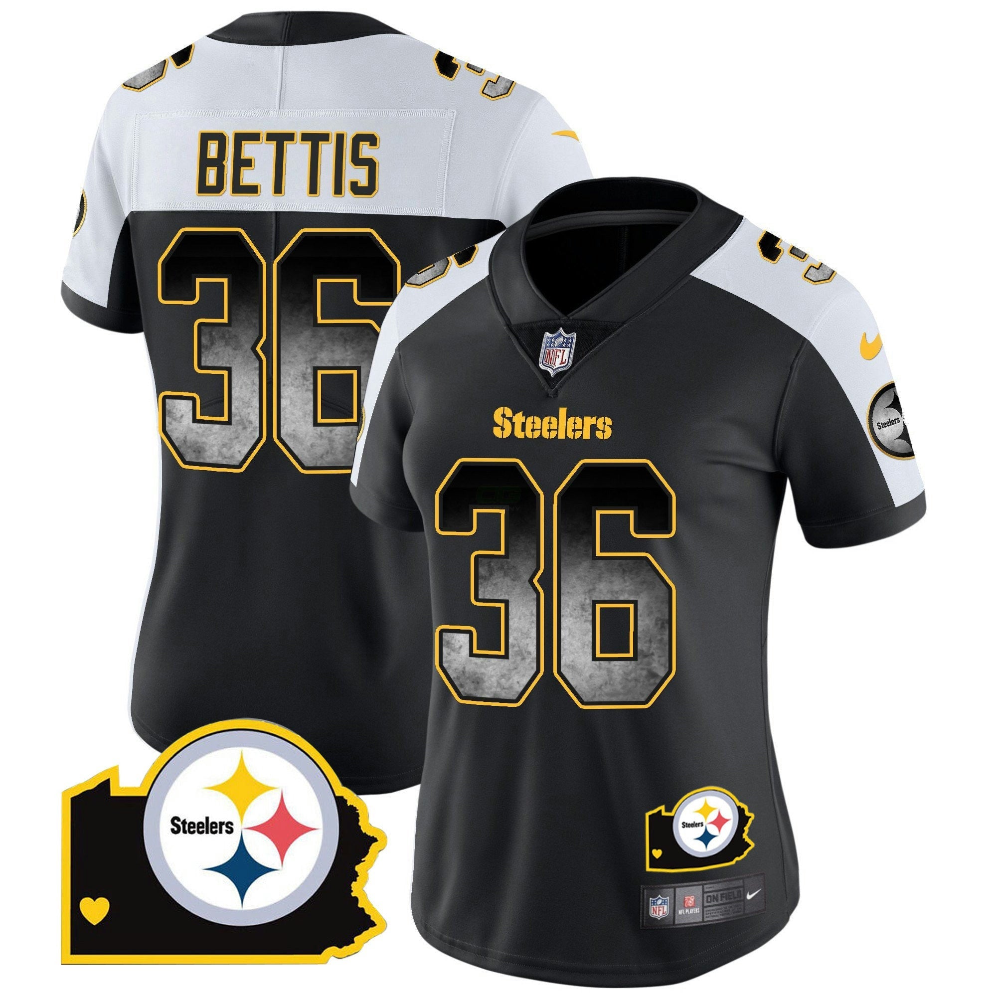 Camisa NFL Women’s Arch Smoke Home Patch Vapor Jersey
