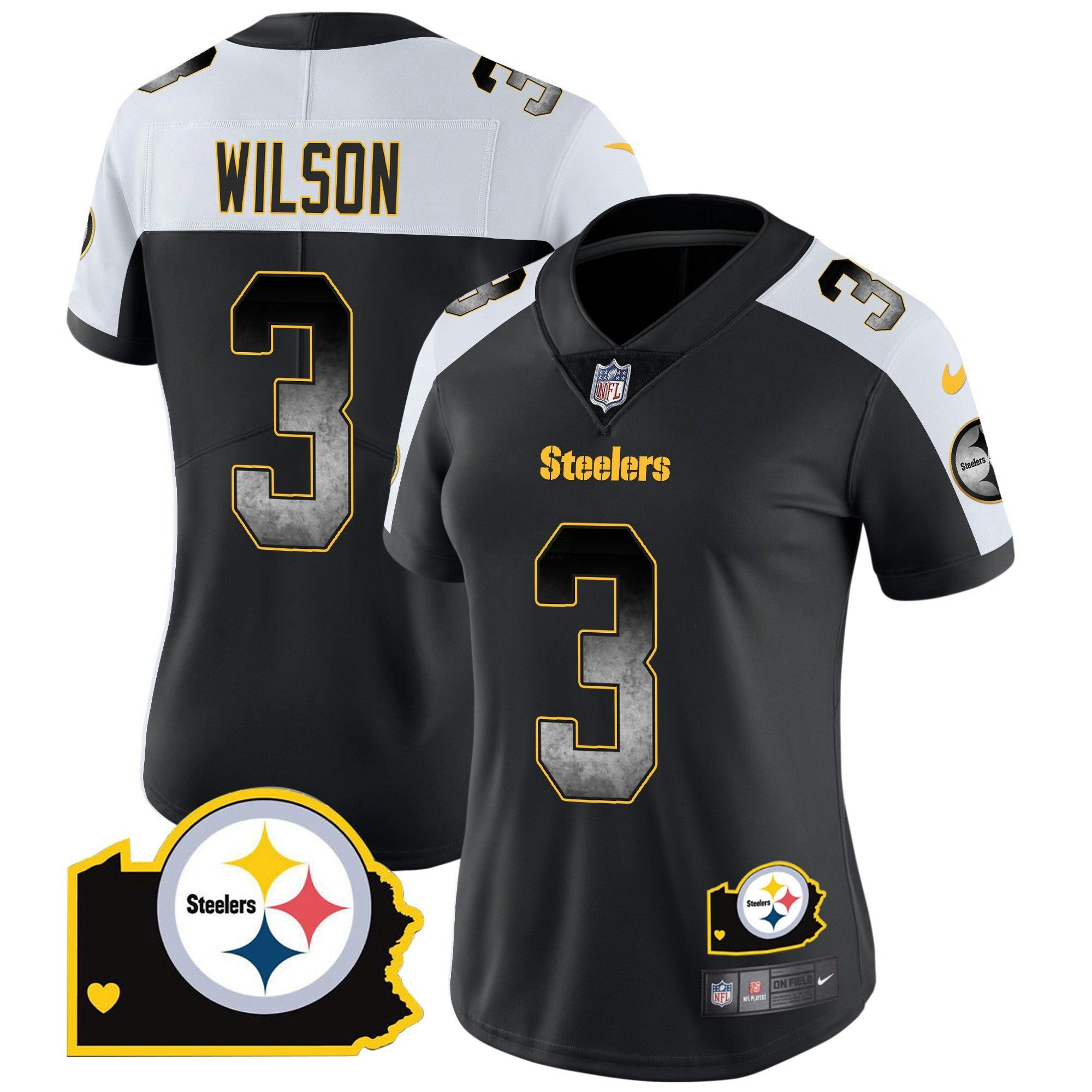 Camisa NFL Women’s Arch Smoke Home Patch Vapor Jersey