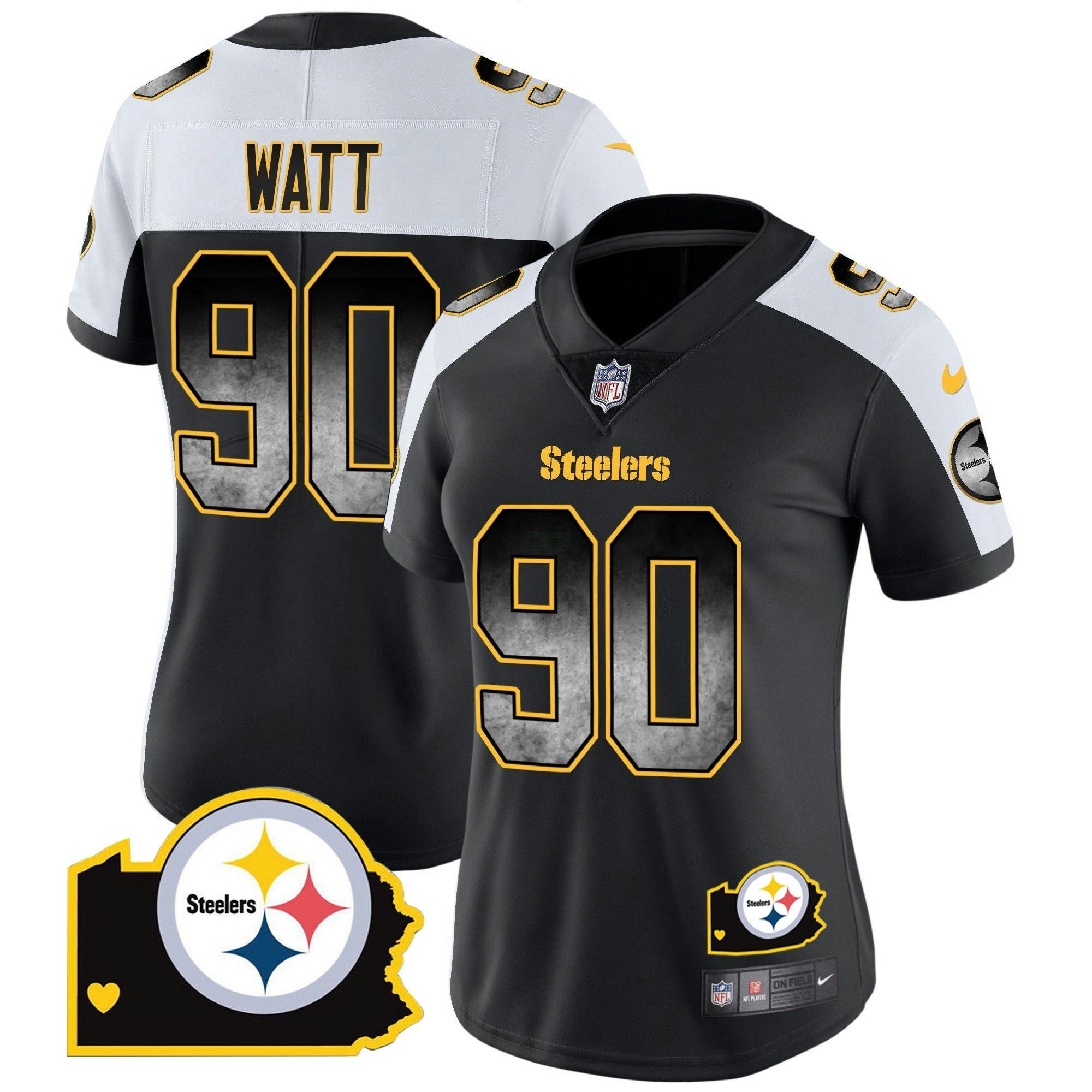 Camisa NFL Women’s Arch Smoke Home Patch Vapor Jersey