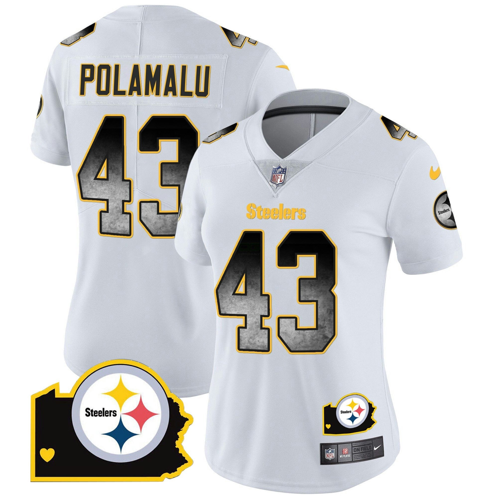 Camisa NFL Women’s Arch Smoke Home Patch Vapor Jersey