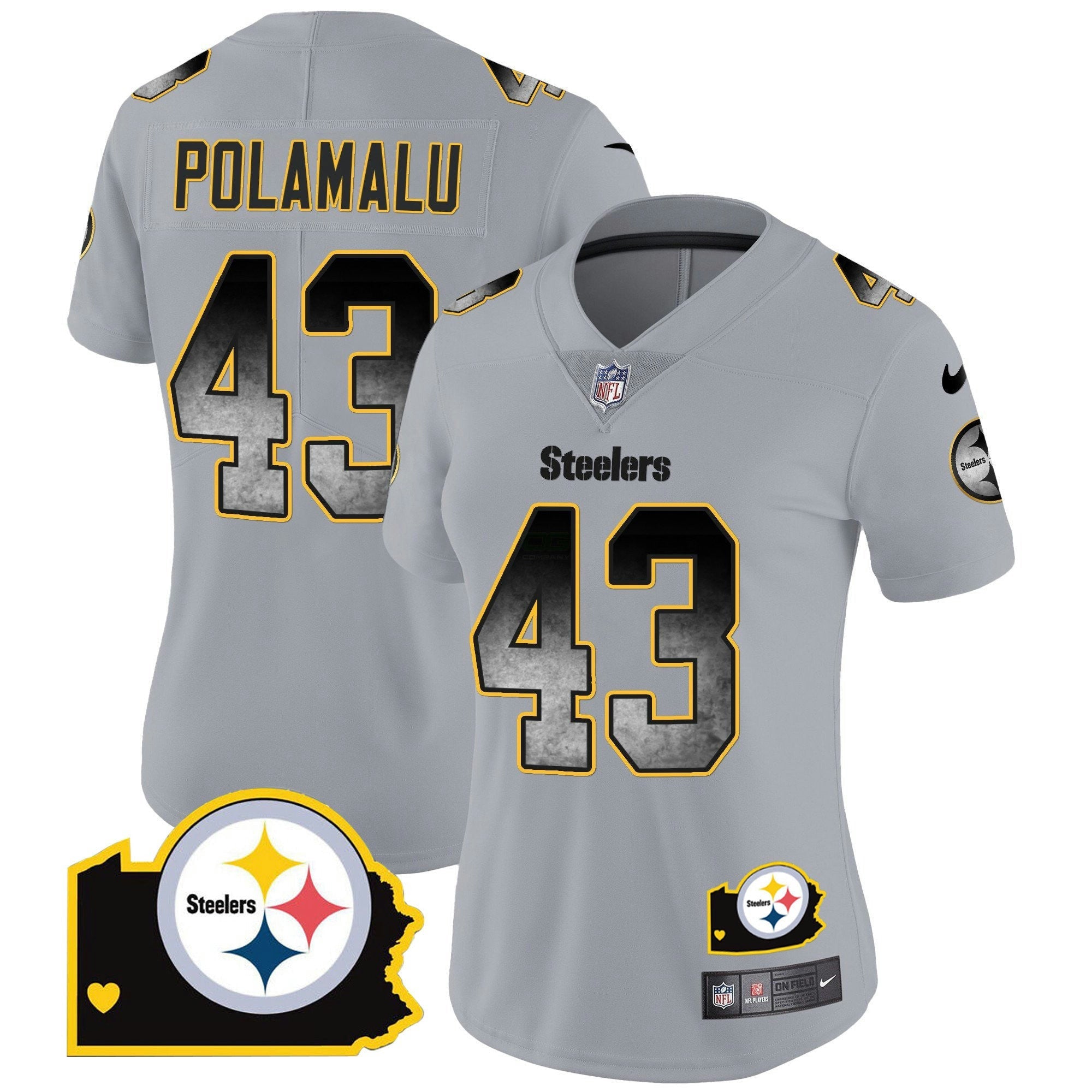 Camisa NFL Women’s Arch Smoke Home Patch Vapor Jersey