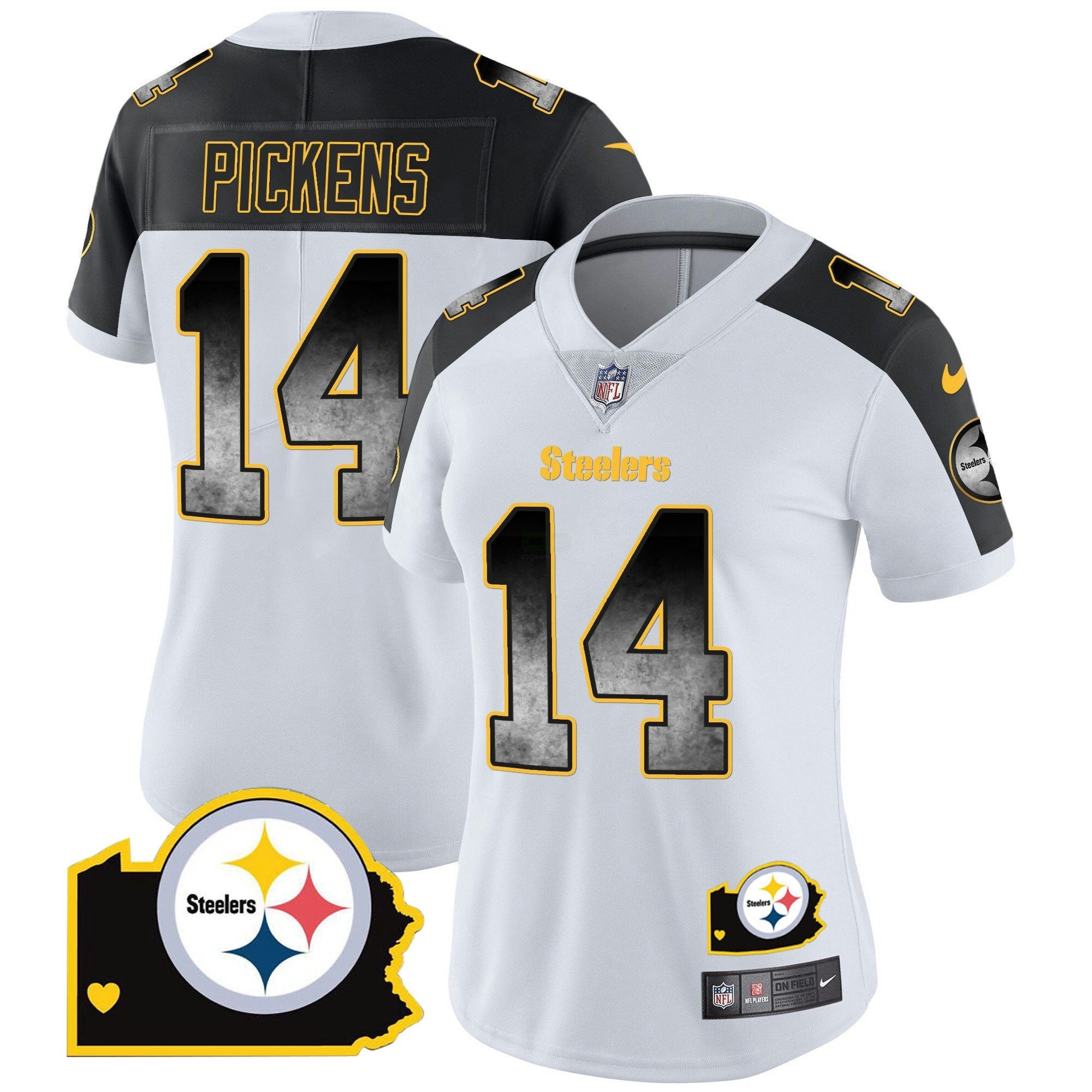 Camisa NFL Women’s Arch Smoke Home Patch Vapor Jersey