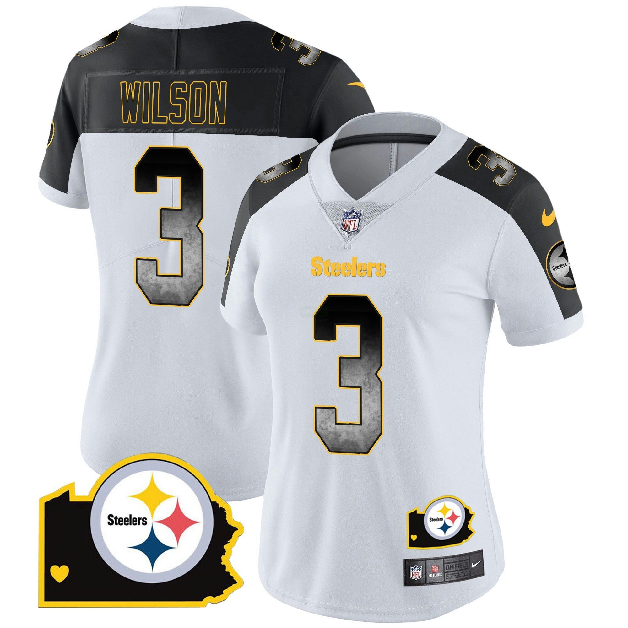 Camisa NFL Women’s Arch Smoke Home Patch Vapor Jersey