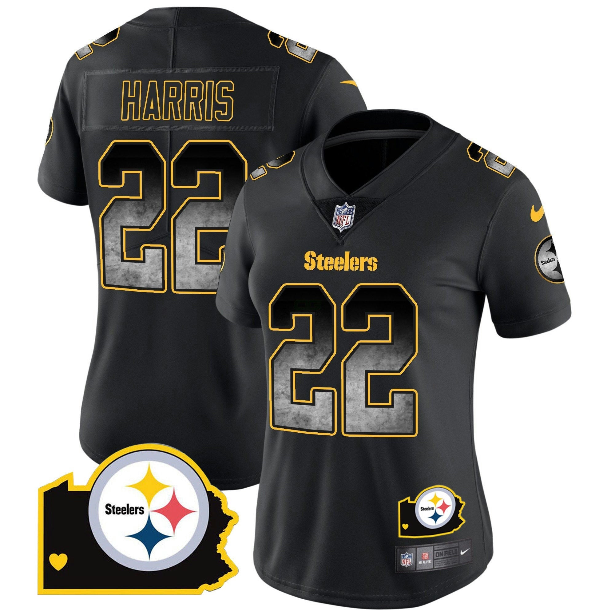 Camisa NFL Women’s Arch Smoke Home Patch Vapor Jersey