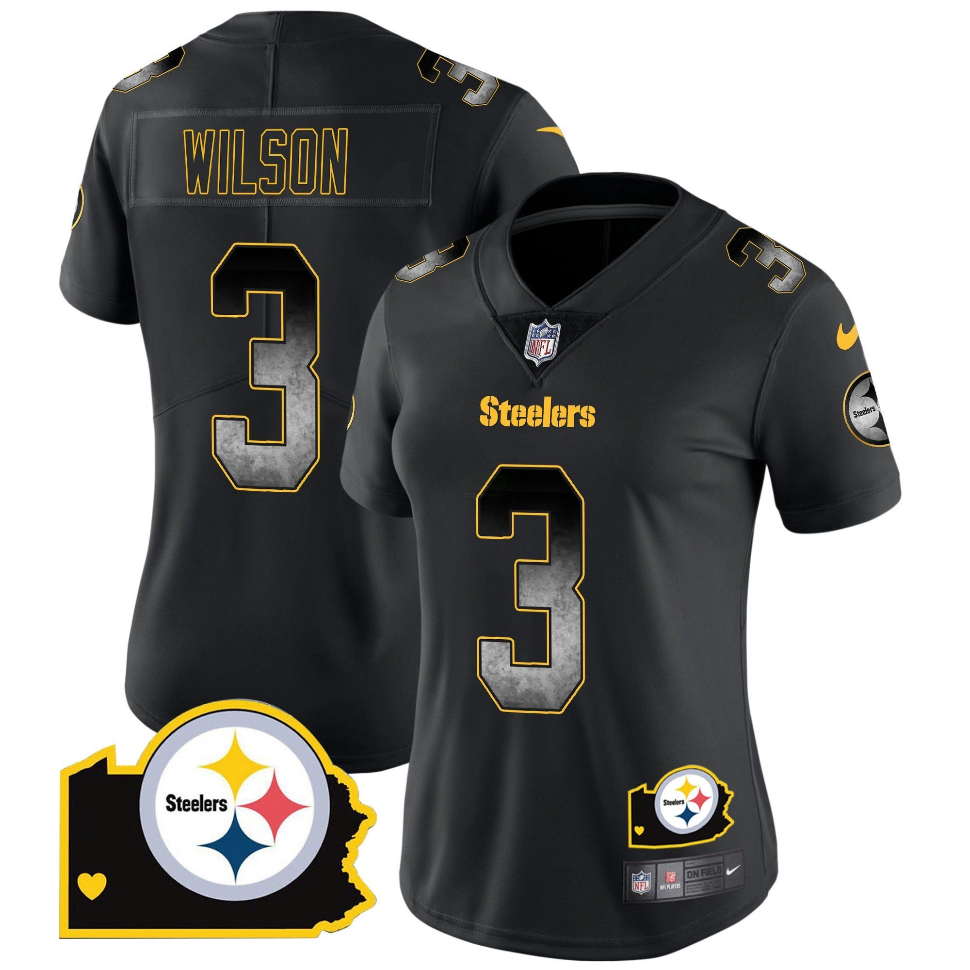 Camisa NFL Women’s Arch Smoke Home Patch Vapor Jersey