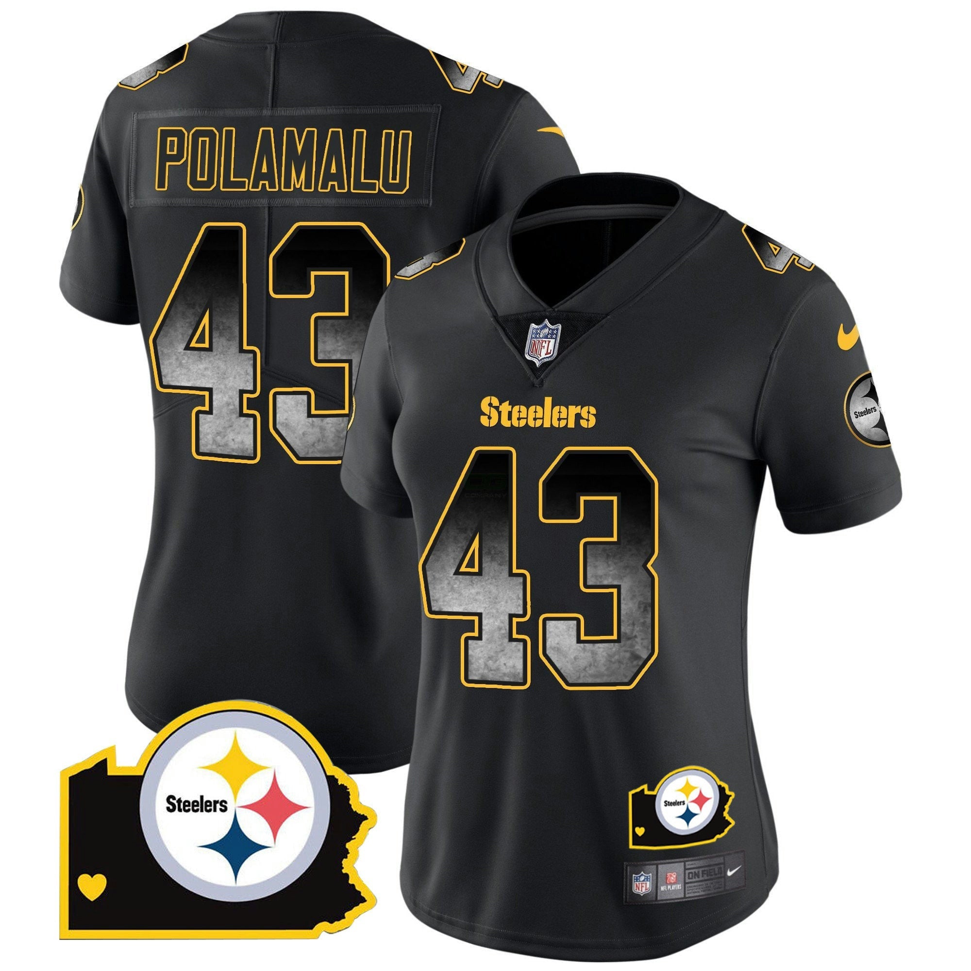 Camisa NFL Women’s Arch Smoke Home Patch Vapor Jersey
