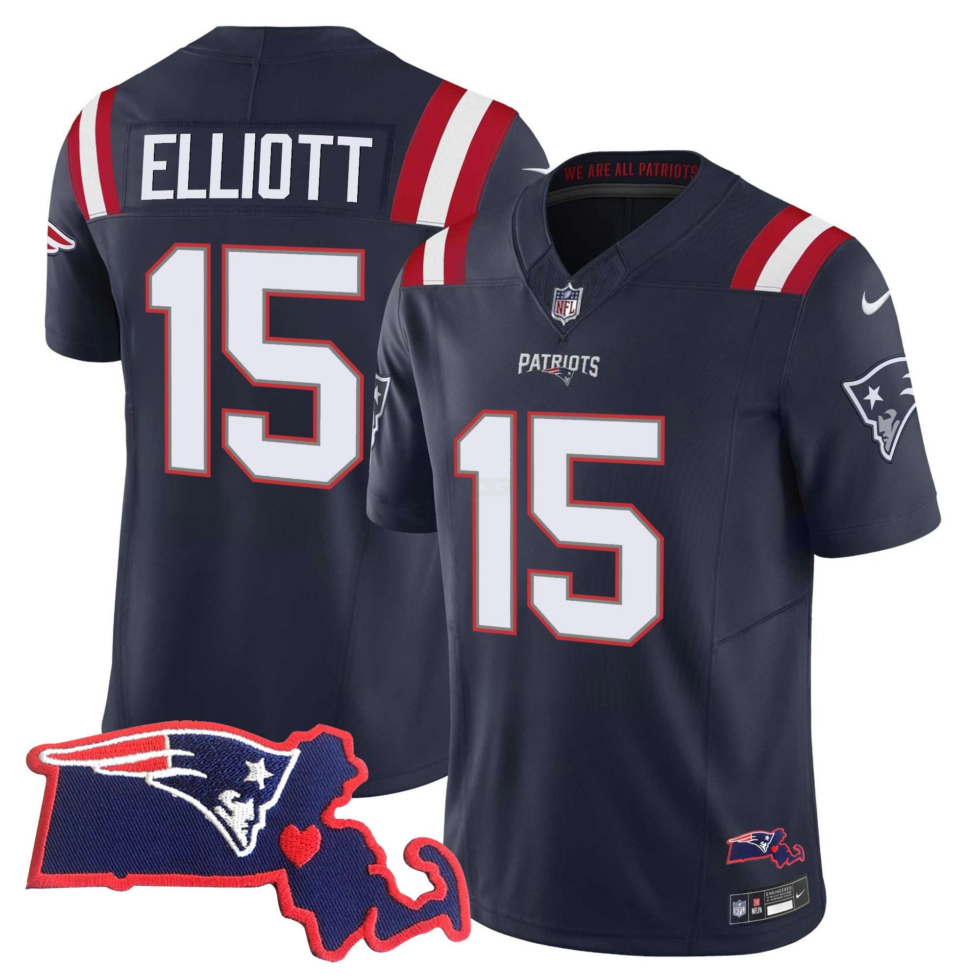 Camisa NFL Women’s Bill Belichick 6x Champions Vapor Jersey